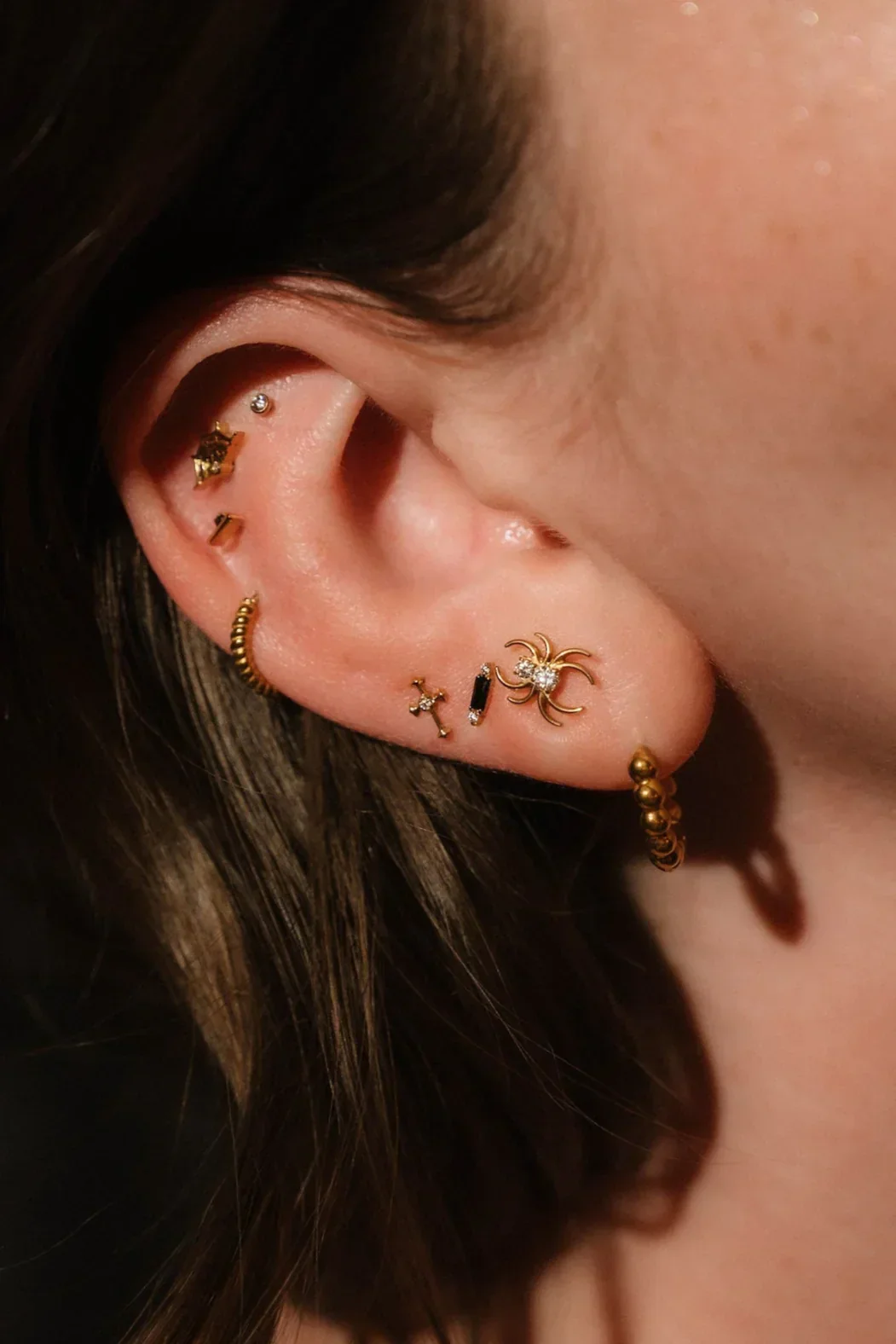 Gothic Cross Flat Back Stud - Image 5