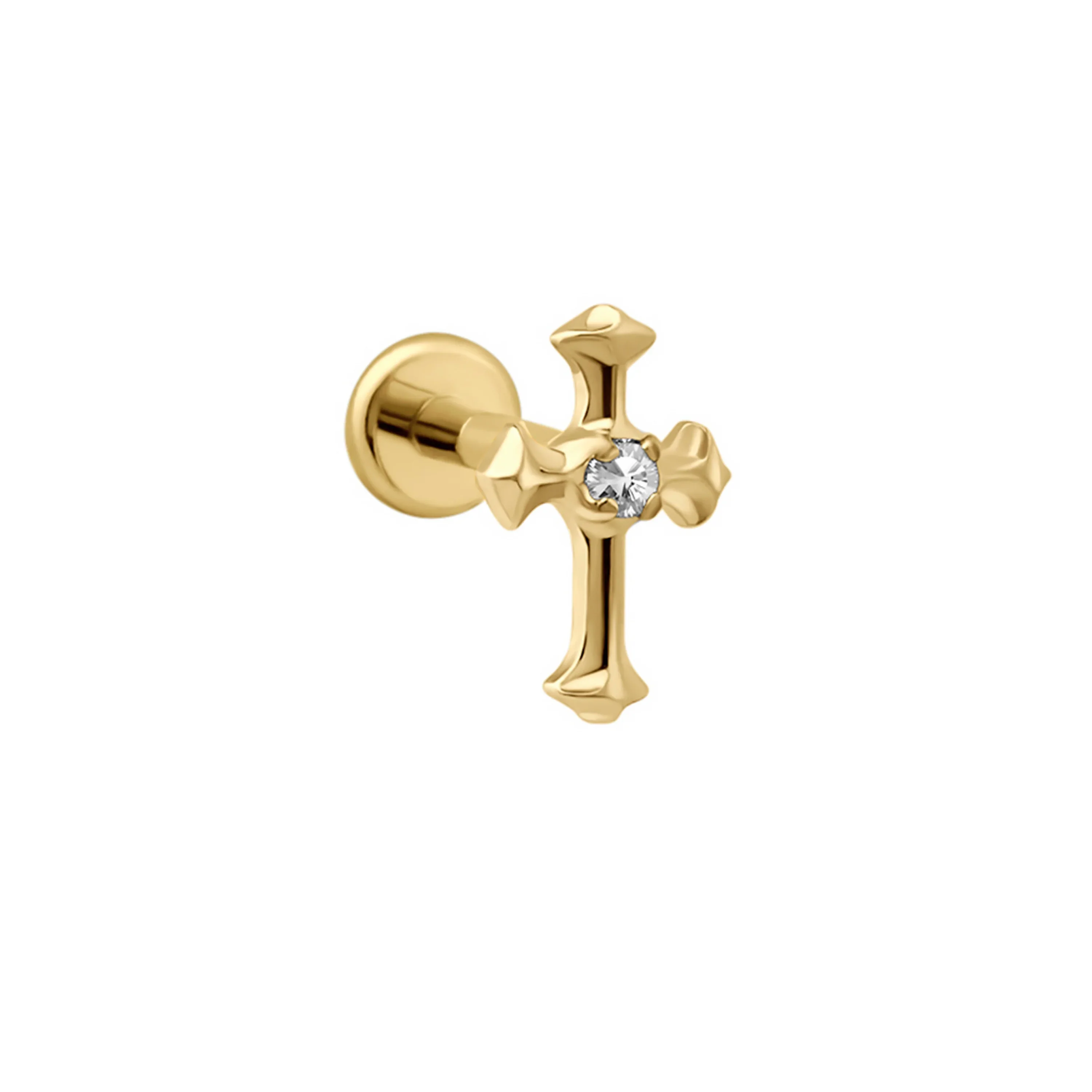 Gothic Cross Flat Back Stud - Image 9