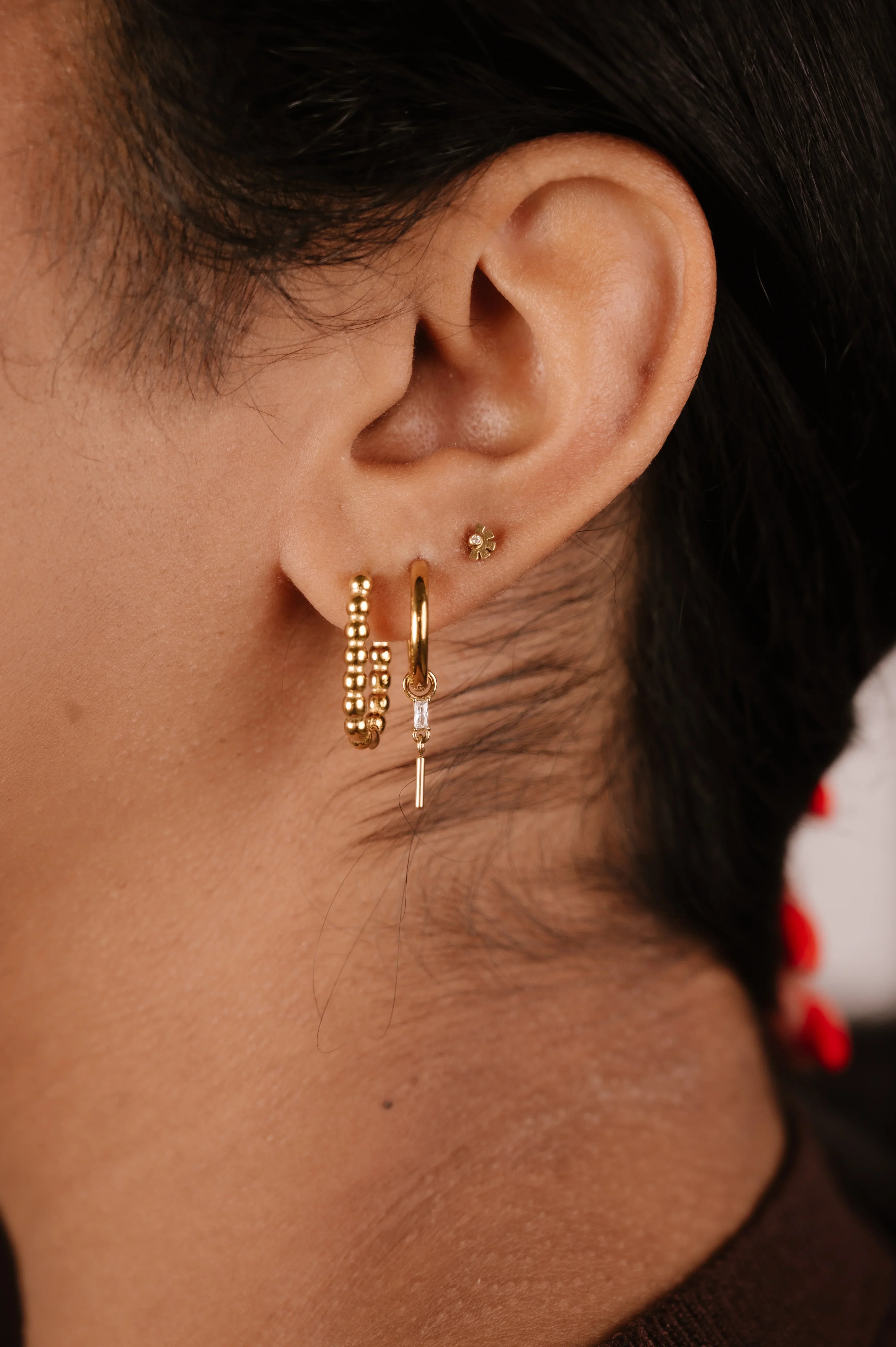 Hielo Flat Back Stud - Image 2