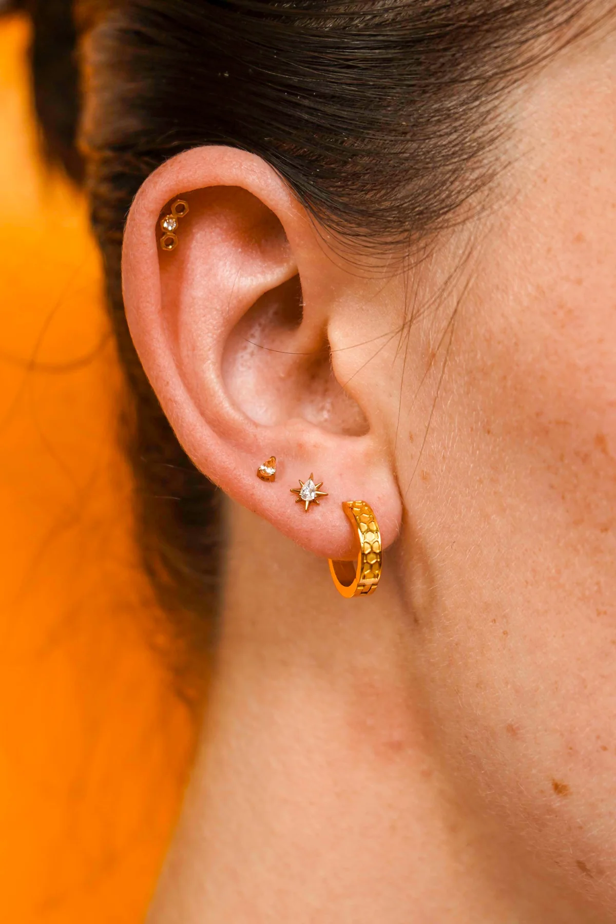 Honeycomb Flat Back Stud - Image 2