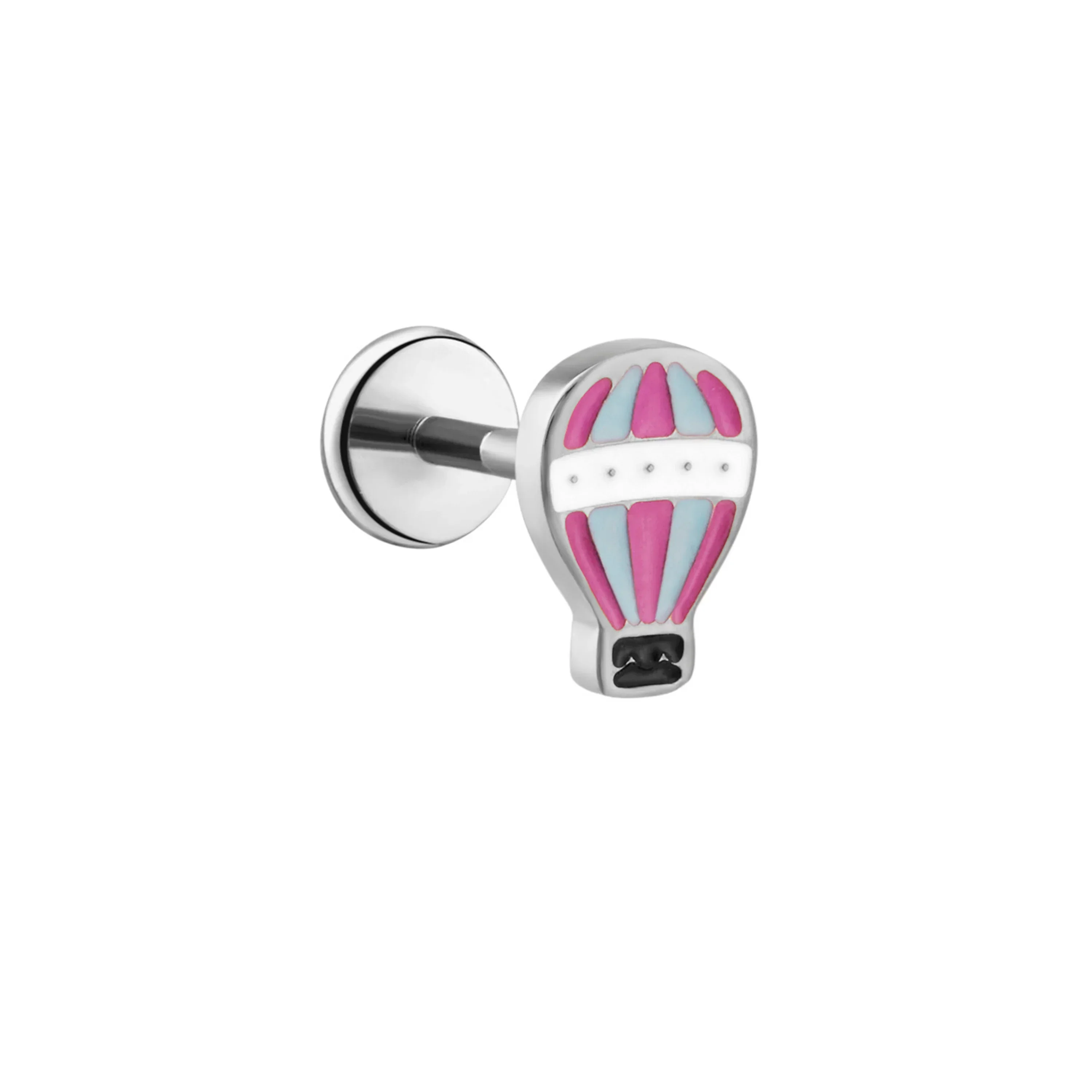Hot Air Balloon Enamel Flat Back Stud - Image 5