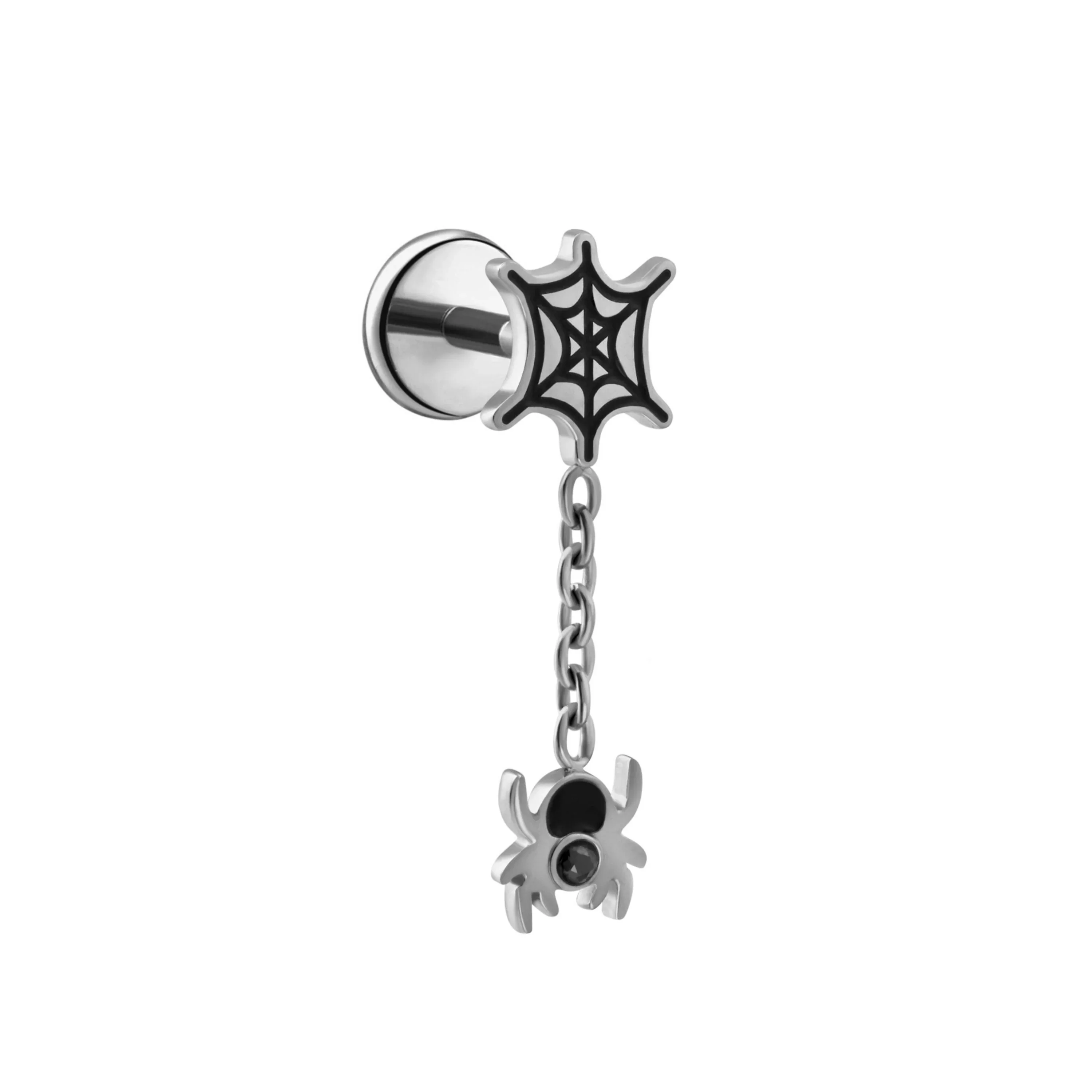 Itsy Bitsy Spider Dangle Flat Back Stud - Image 6