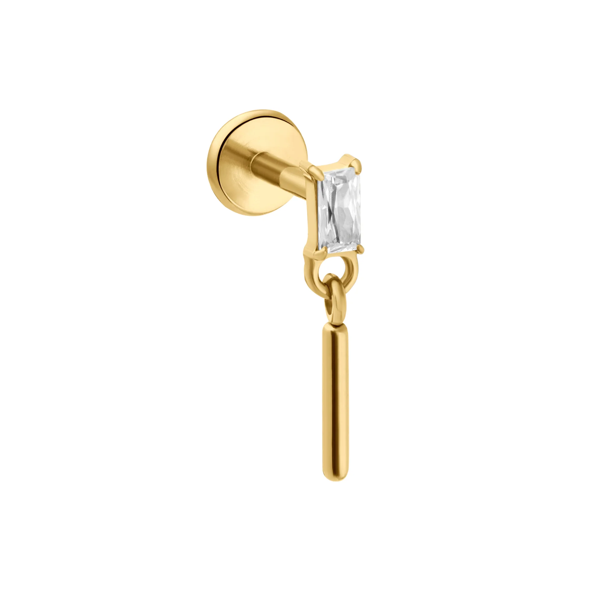 Jingle Bell Flat Back Stud