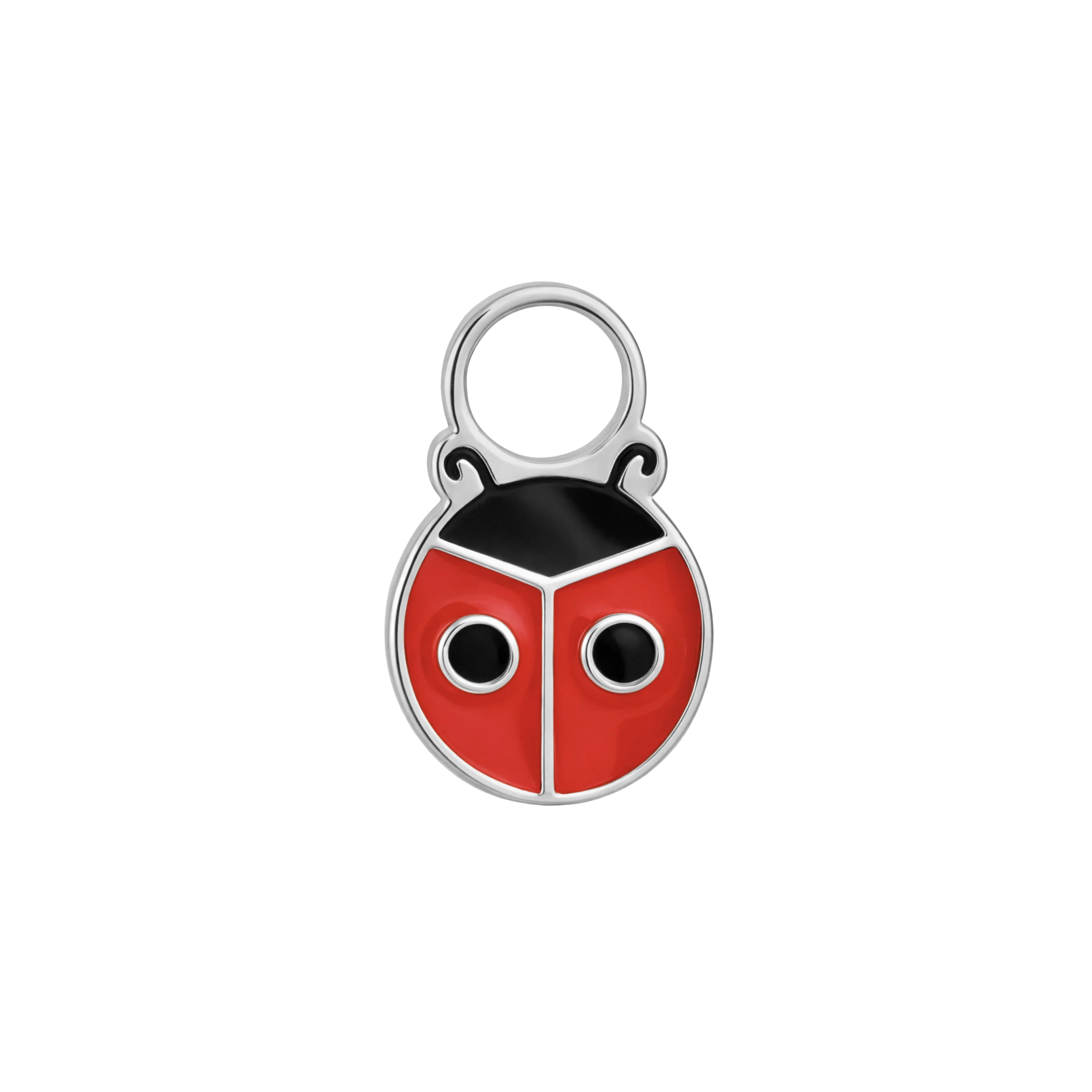 Ladybug Enamel Hoop Charm - Image 5