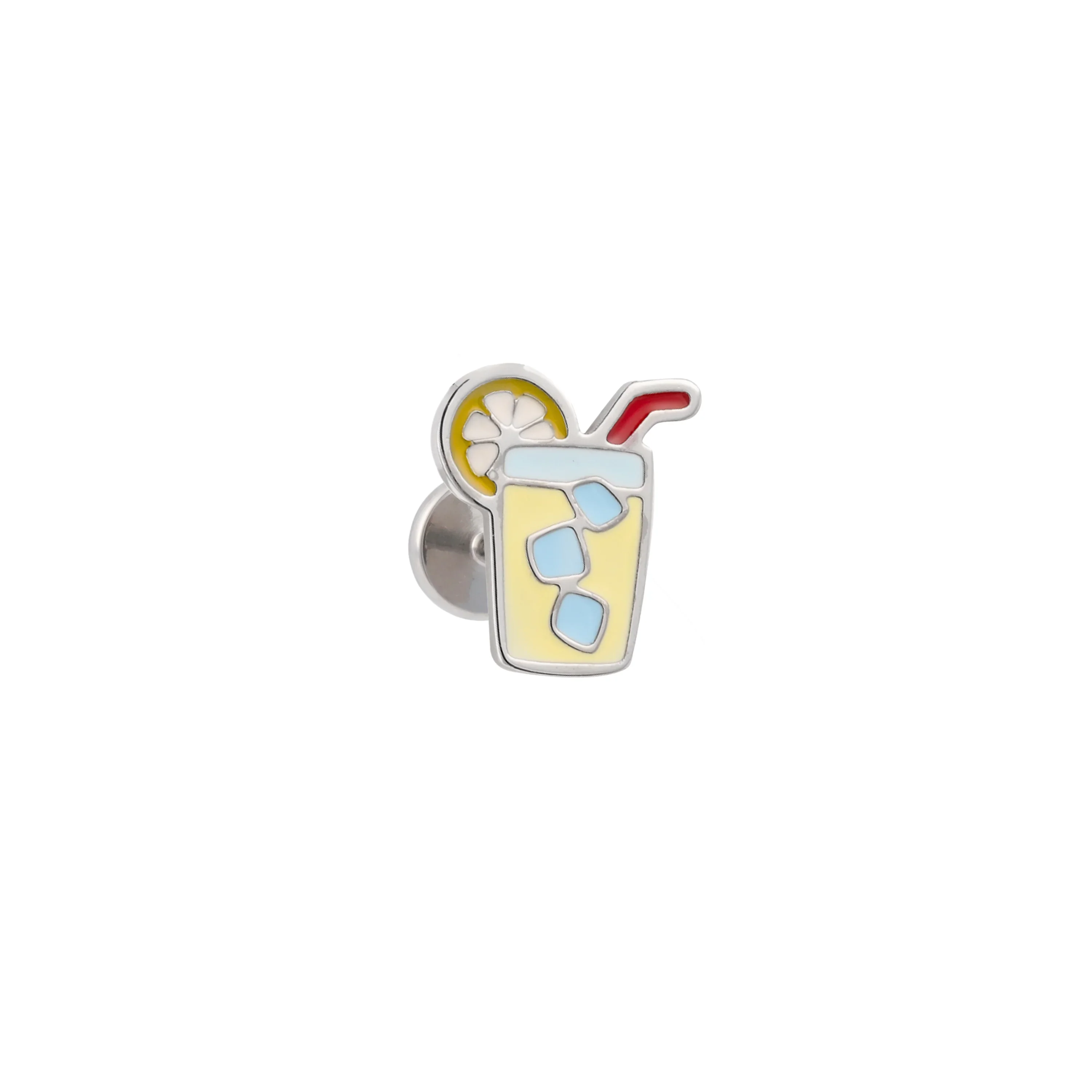 Lemonade Enamel Flat Back Stud - Image 6