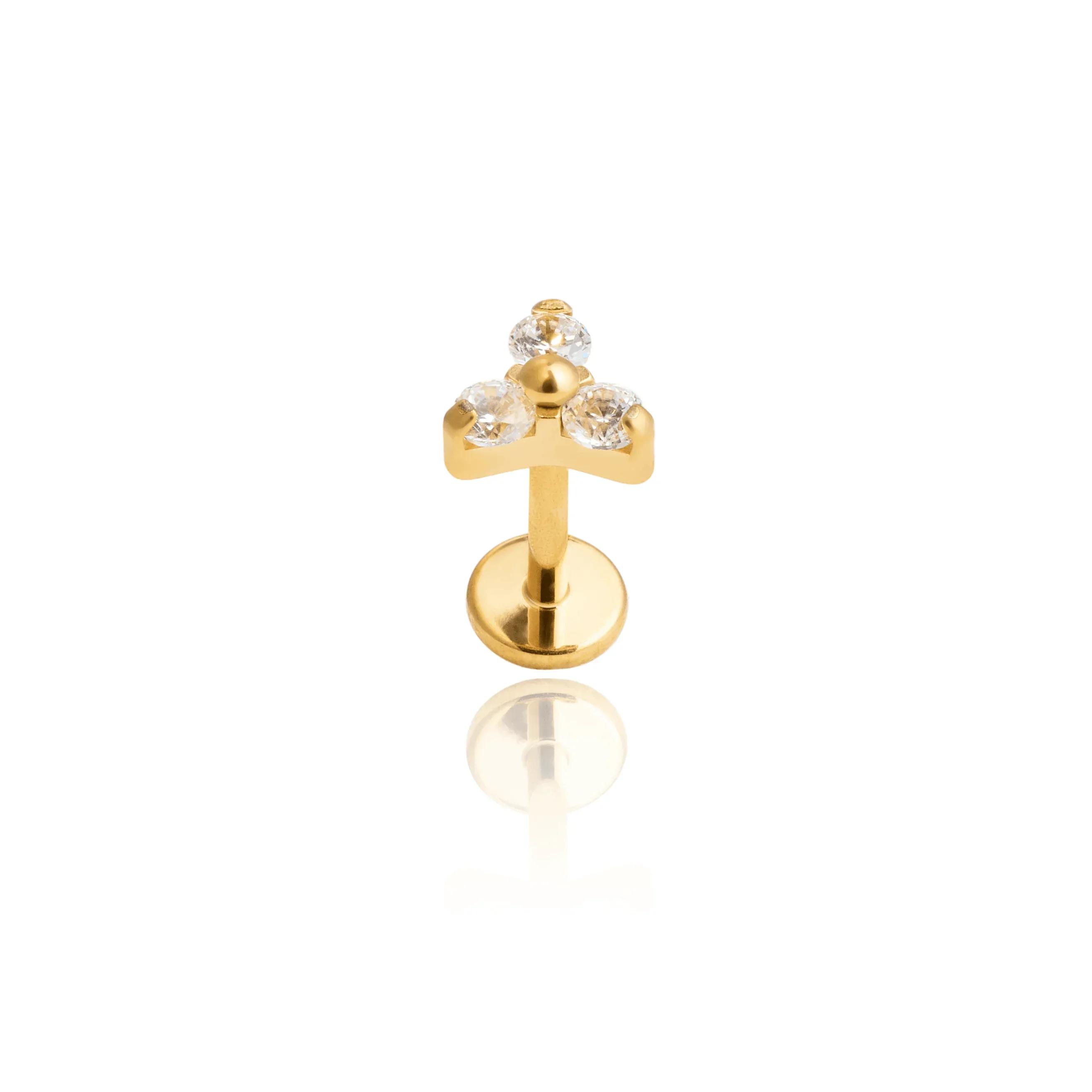 Love Triangle Flat Back Stud - Image 3