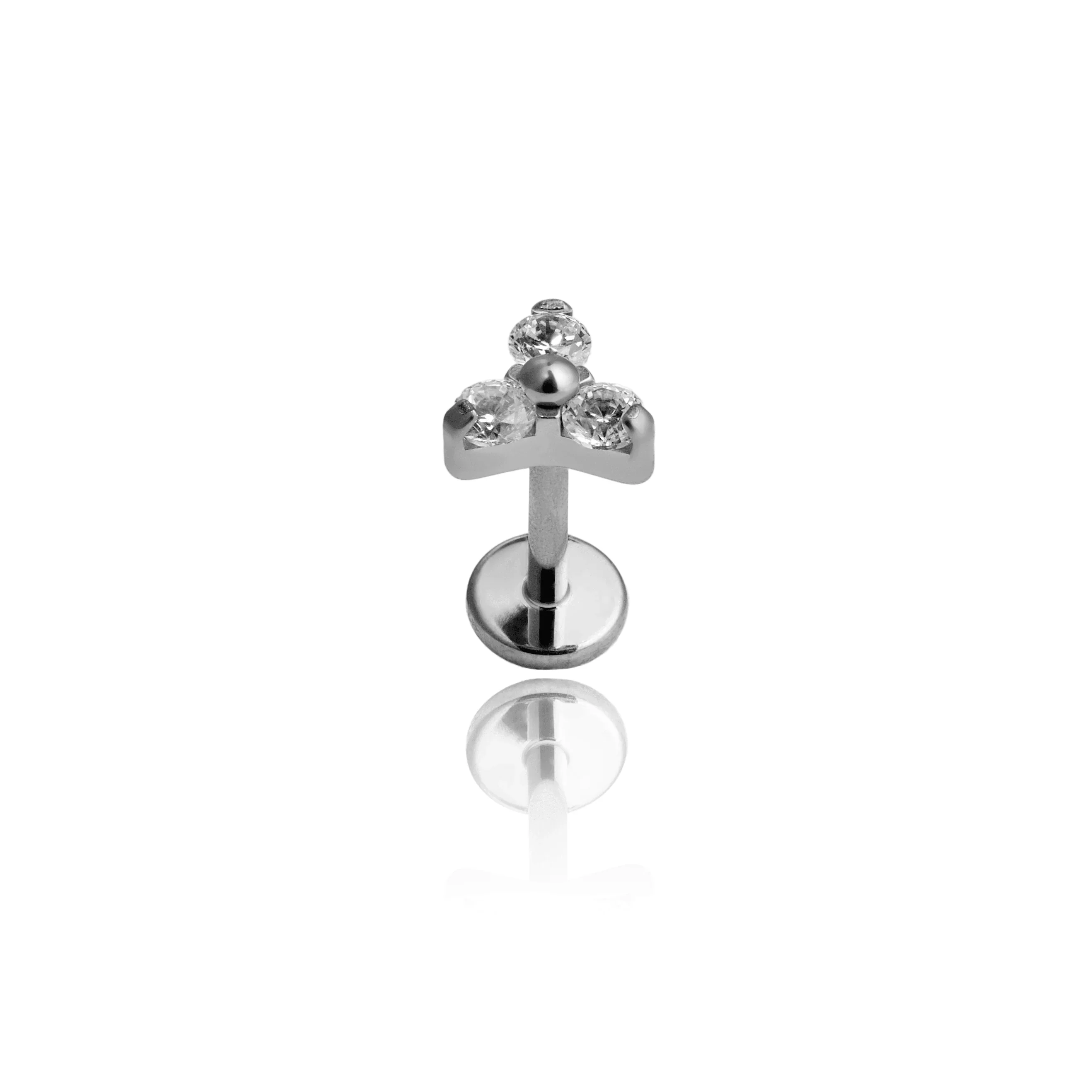 Love Triangle Flat Back Stud - Image 4