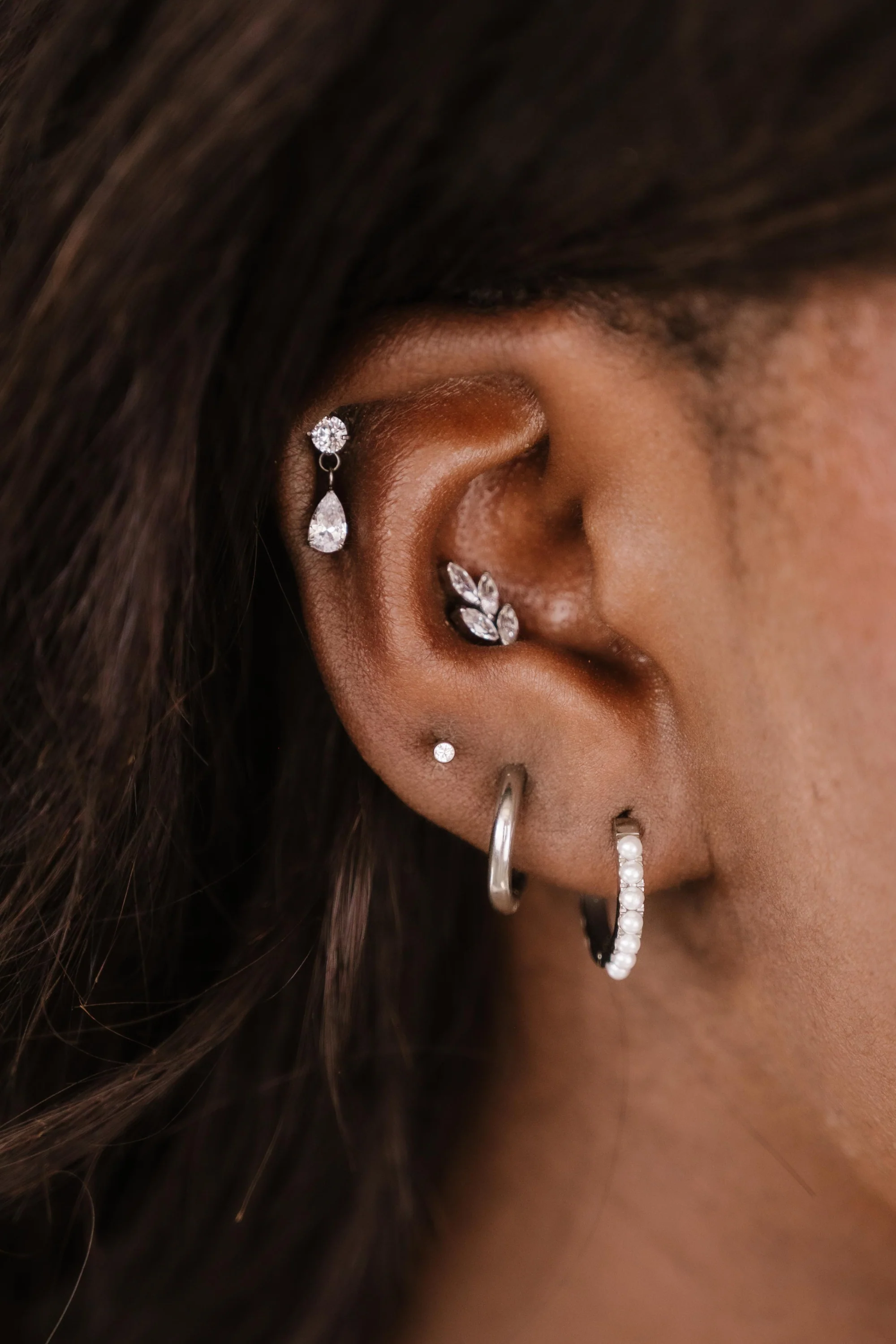 Lucine Flat Back Stud - Image 2