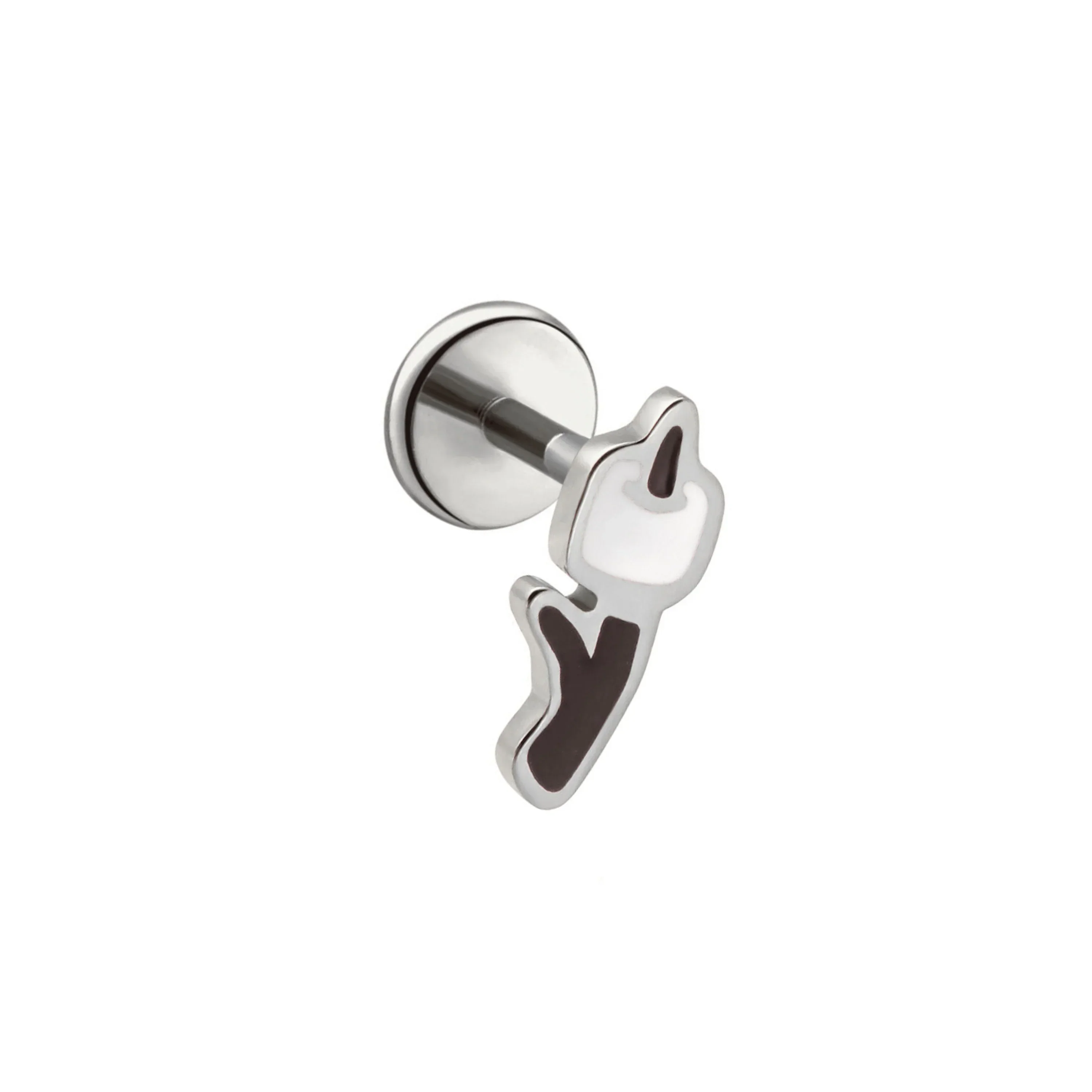 Mallow Stick Enamel Flat Back Stud - Image 7