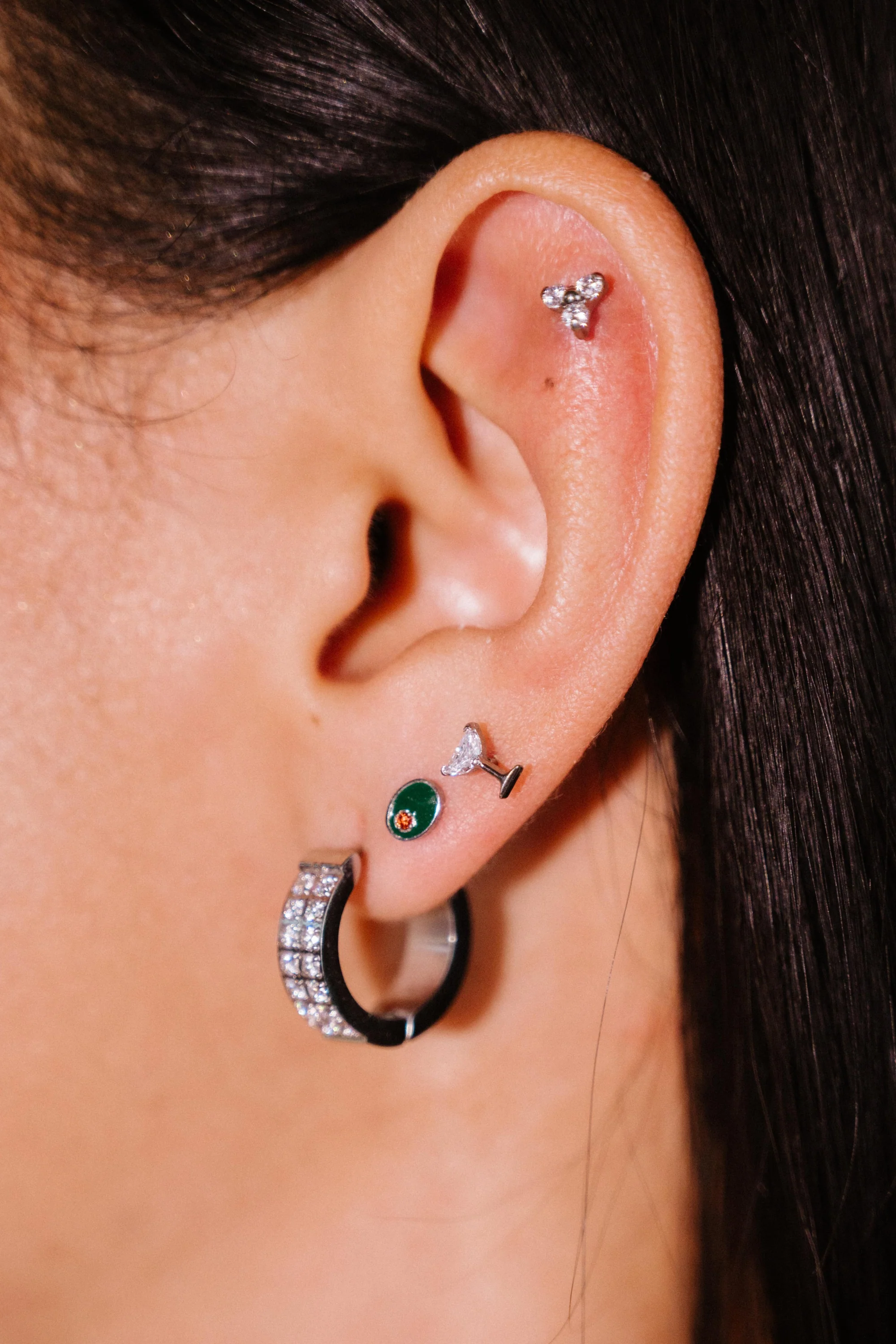 Martini Glass Flat Back Stud - Image 4