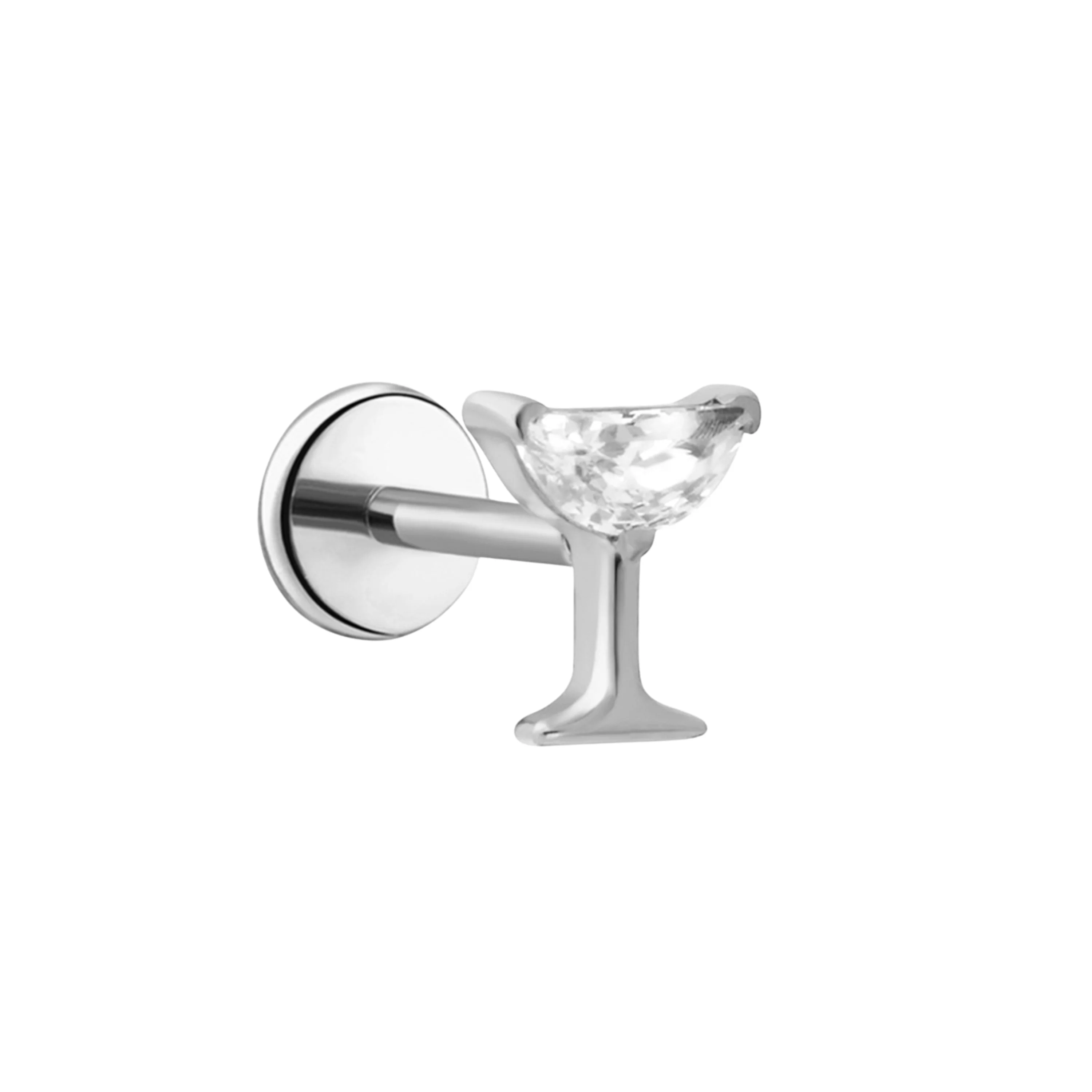 Martini Glass Flat Back Stud - Image 7