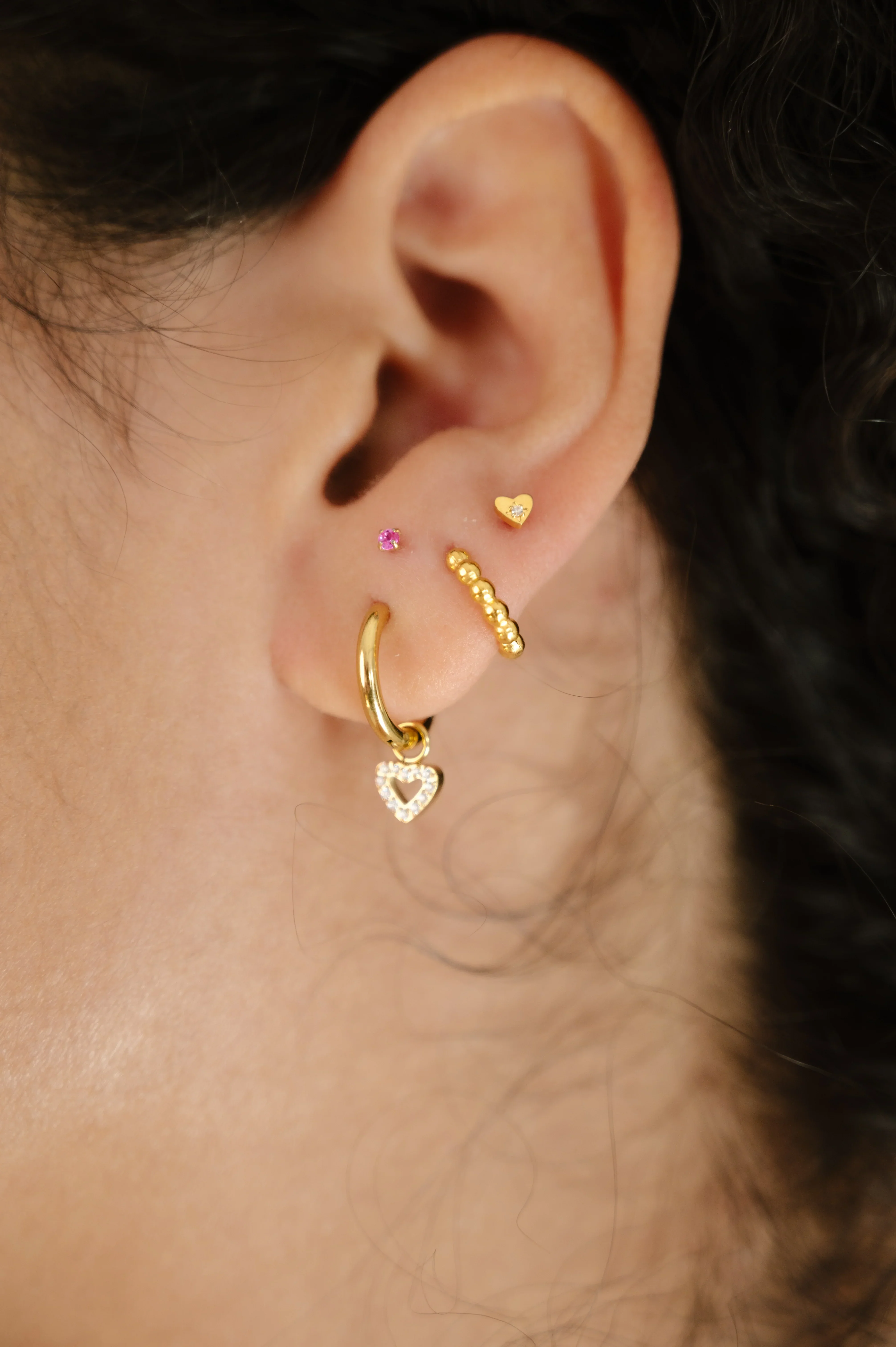 Meet-Cute Zirconia Flat Back Stud - Image 2