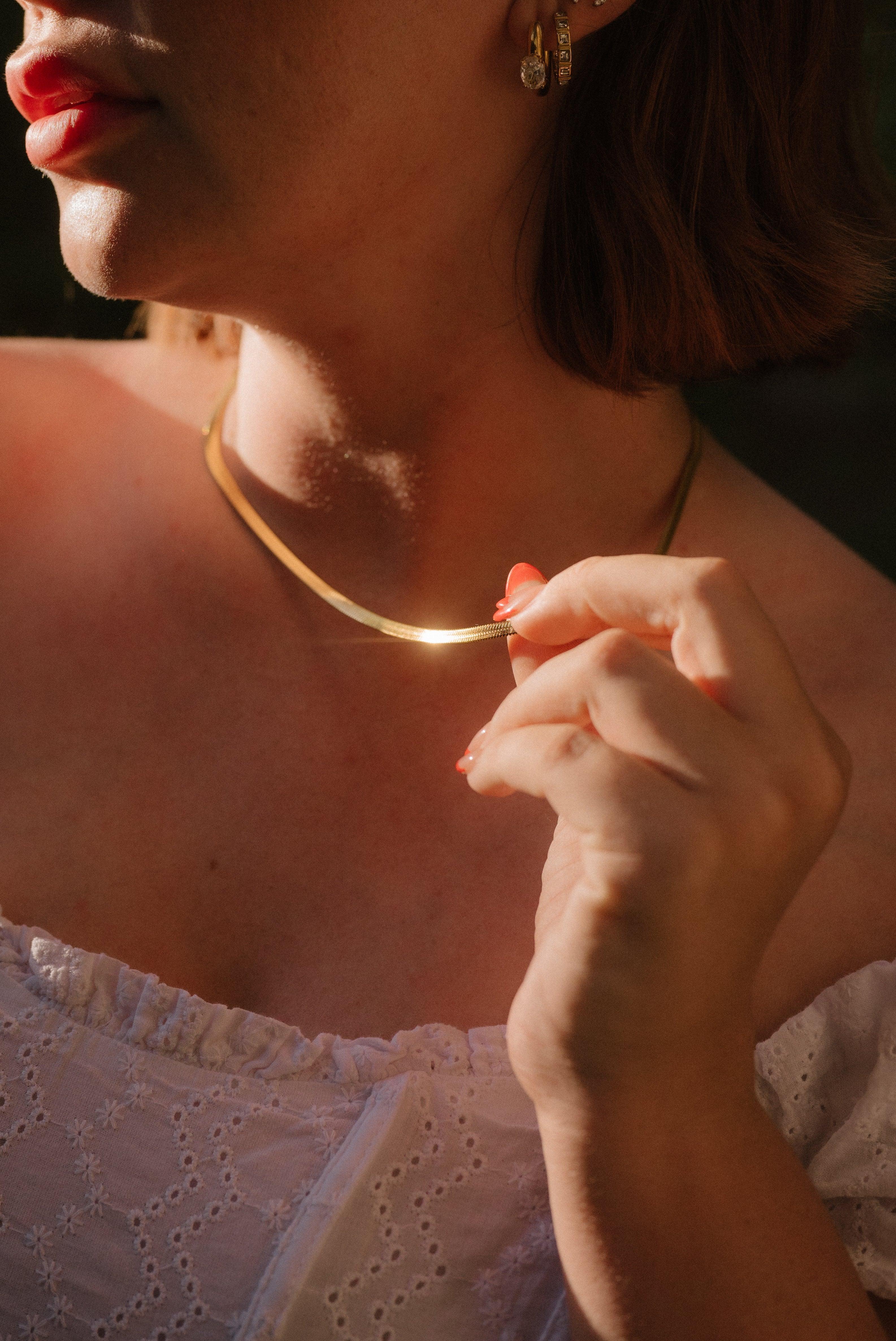 Melba Herringbone Necklace - Image 3