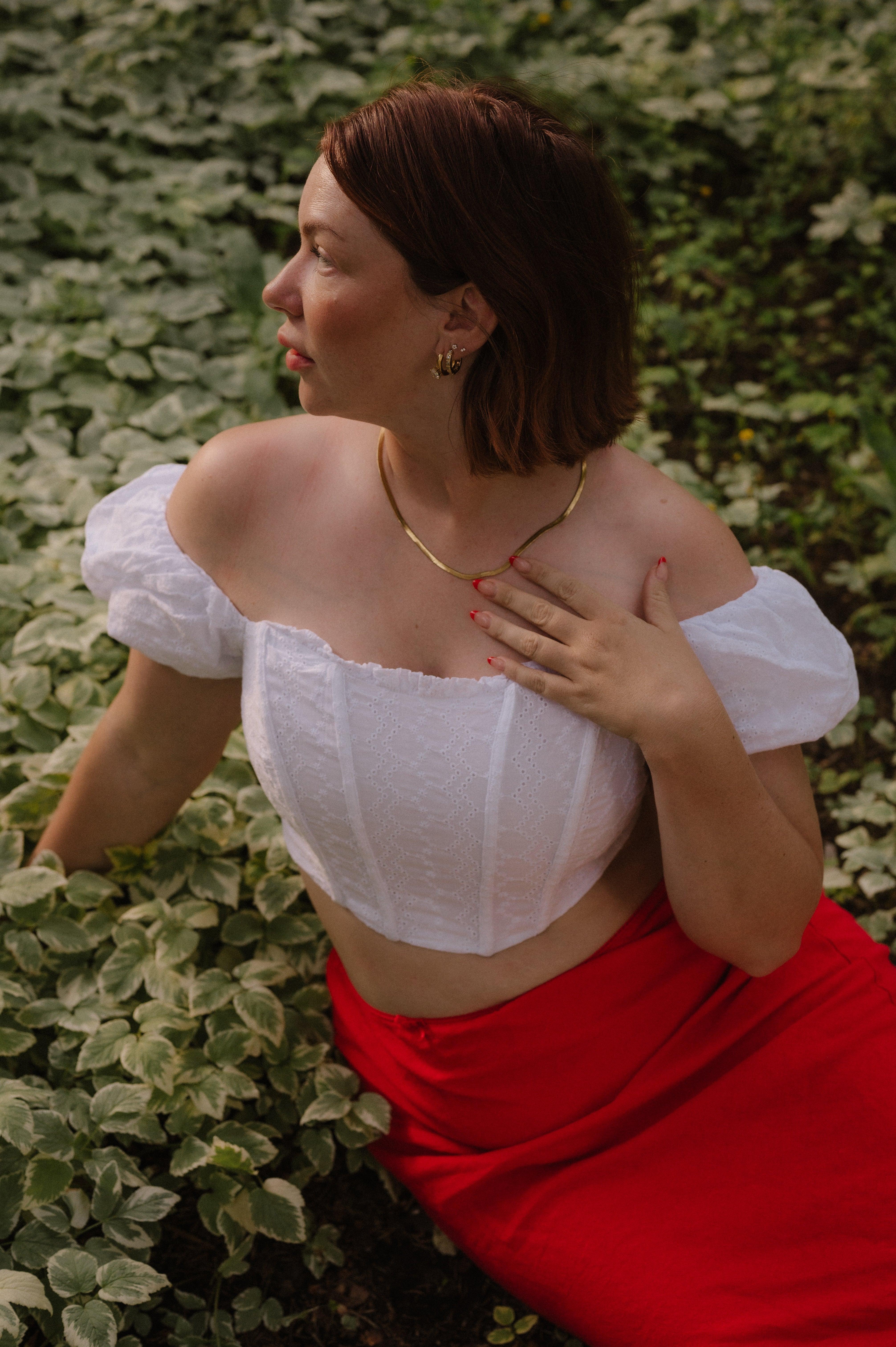Melba Herringbone Necklace - Image 4
