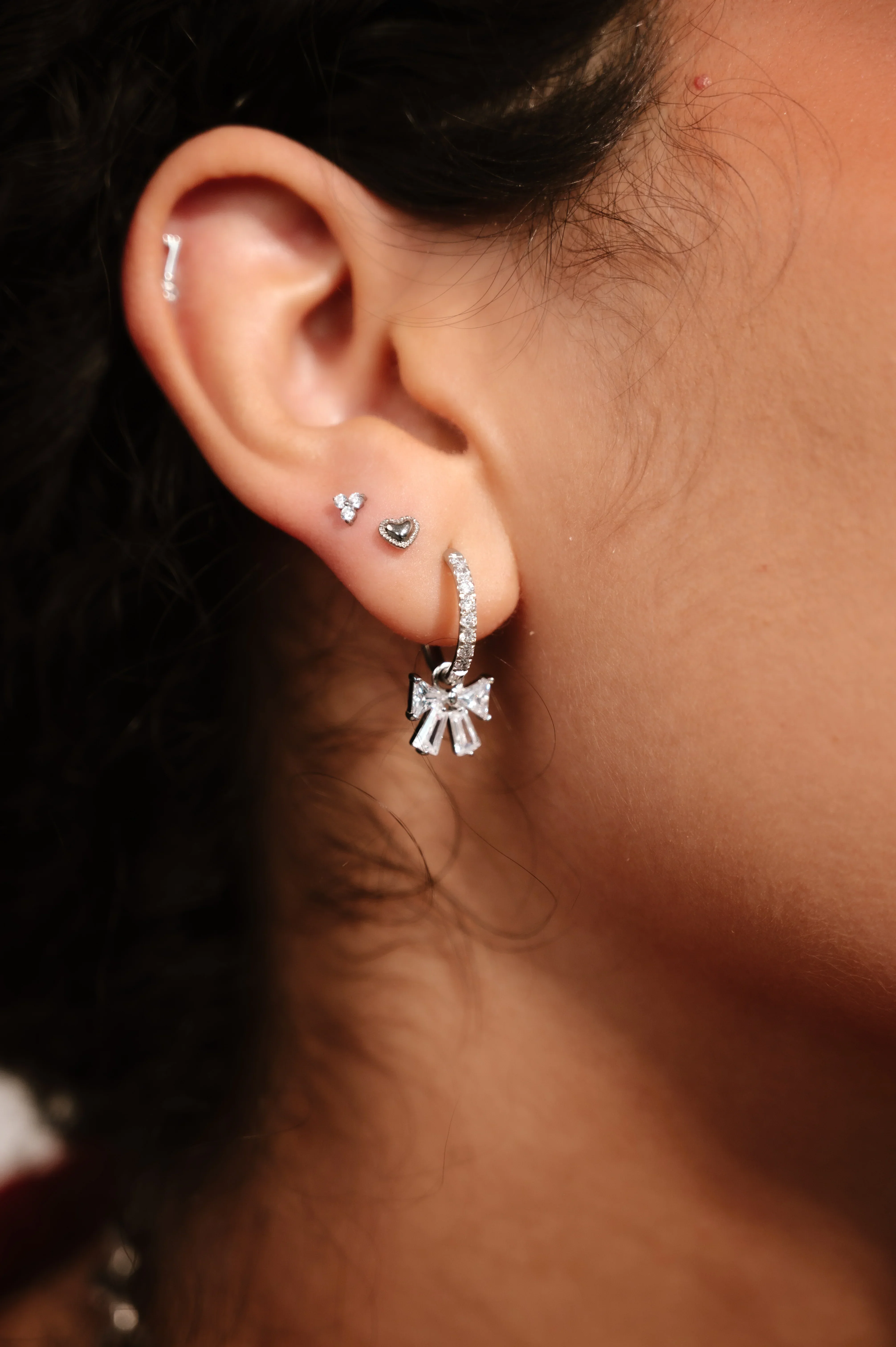 Micro Love Triangle Flat Back Stud - Image 4