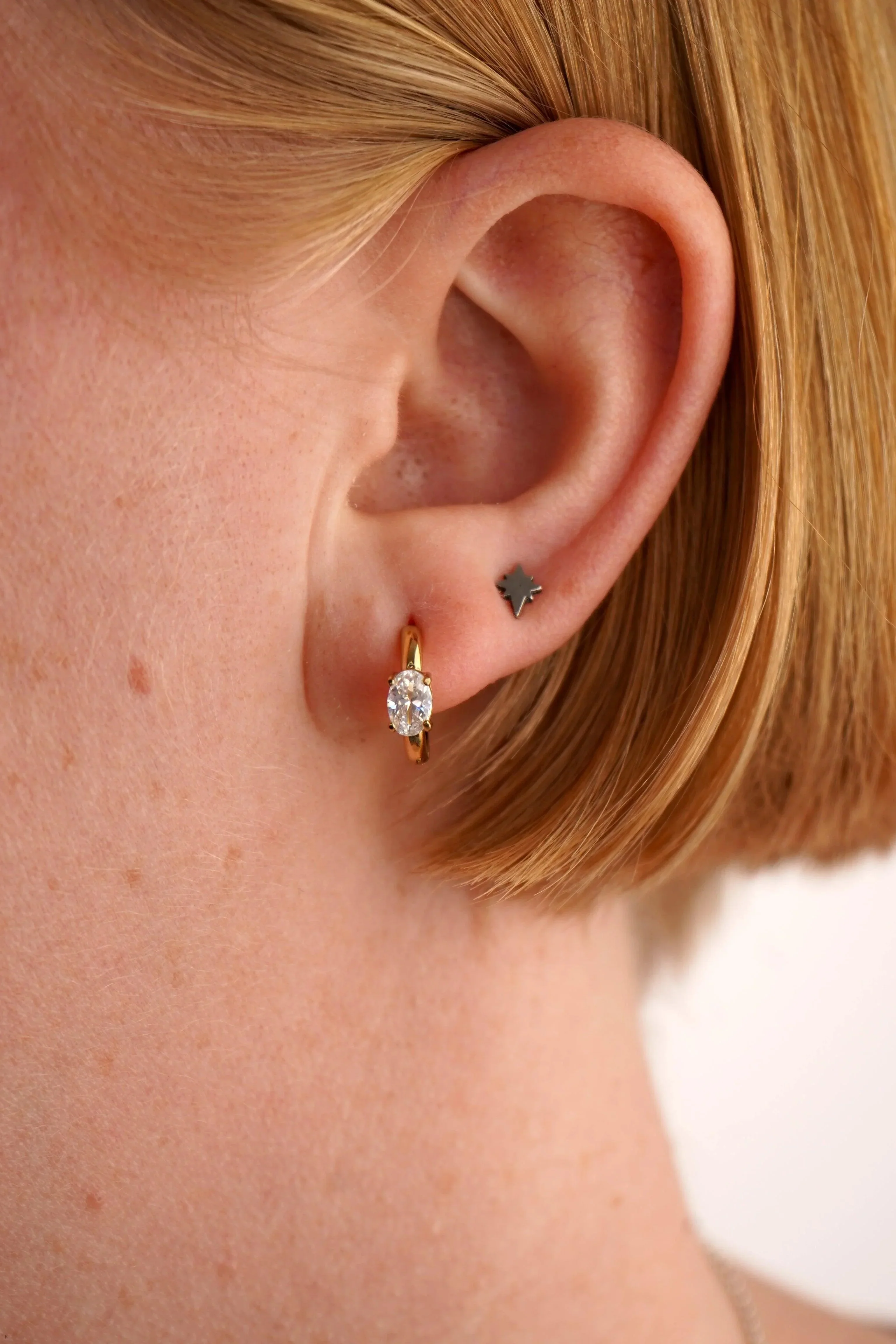 Mini Diamond Hoops - Image 3