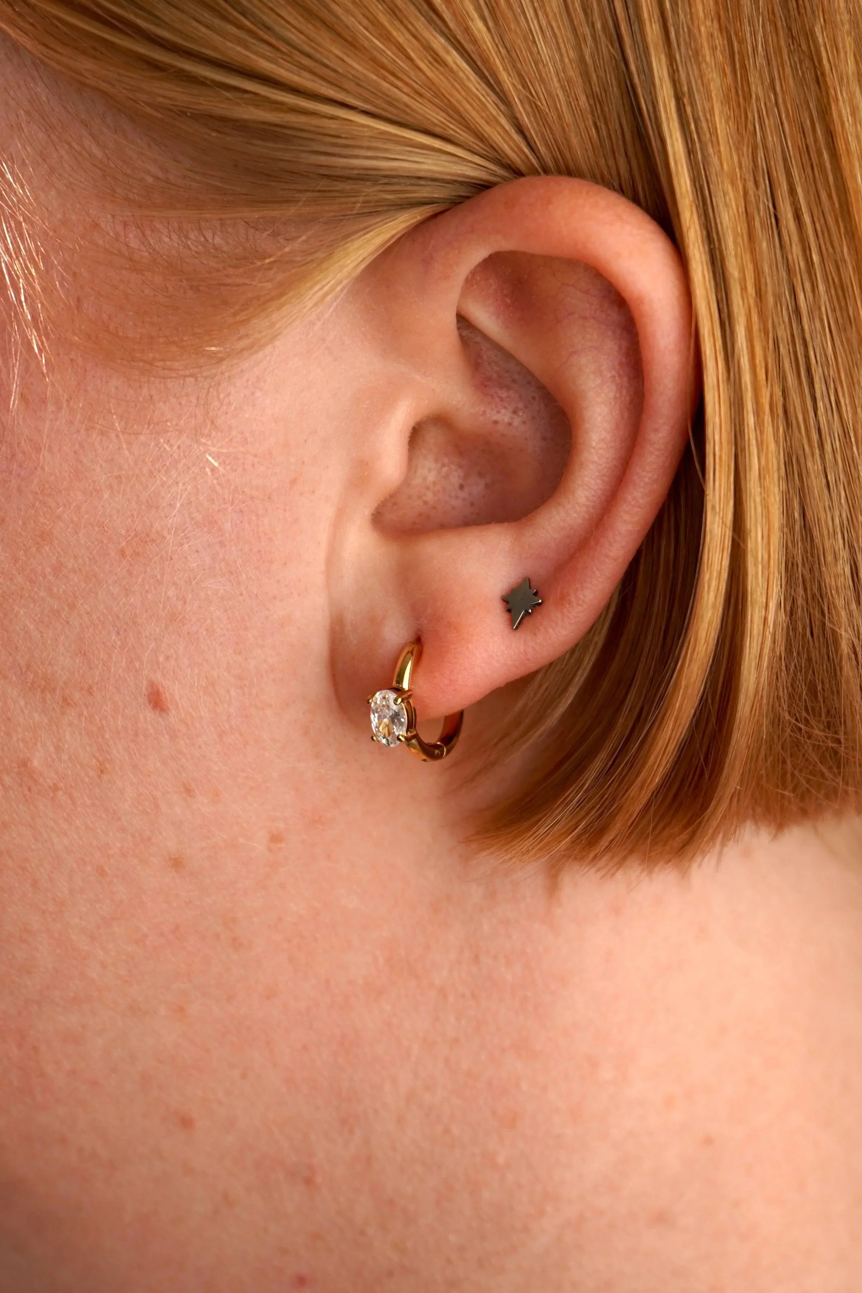 Mini Diamond Hoops - Image 4