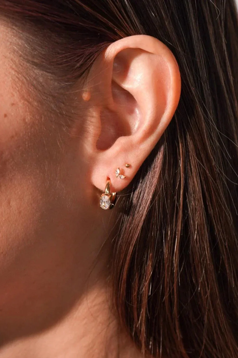 Mini Diamond Hoops - Image 5