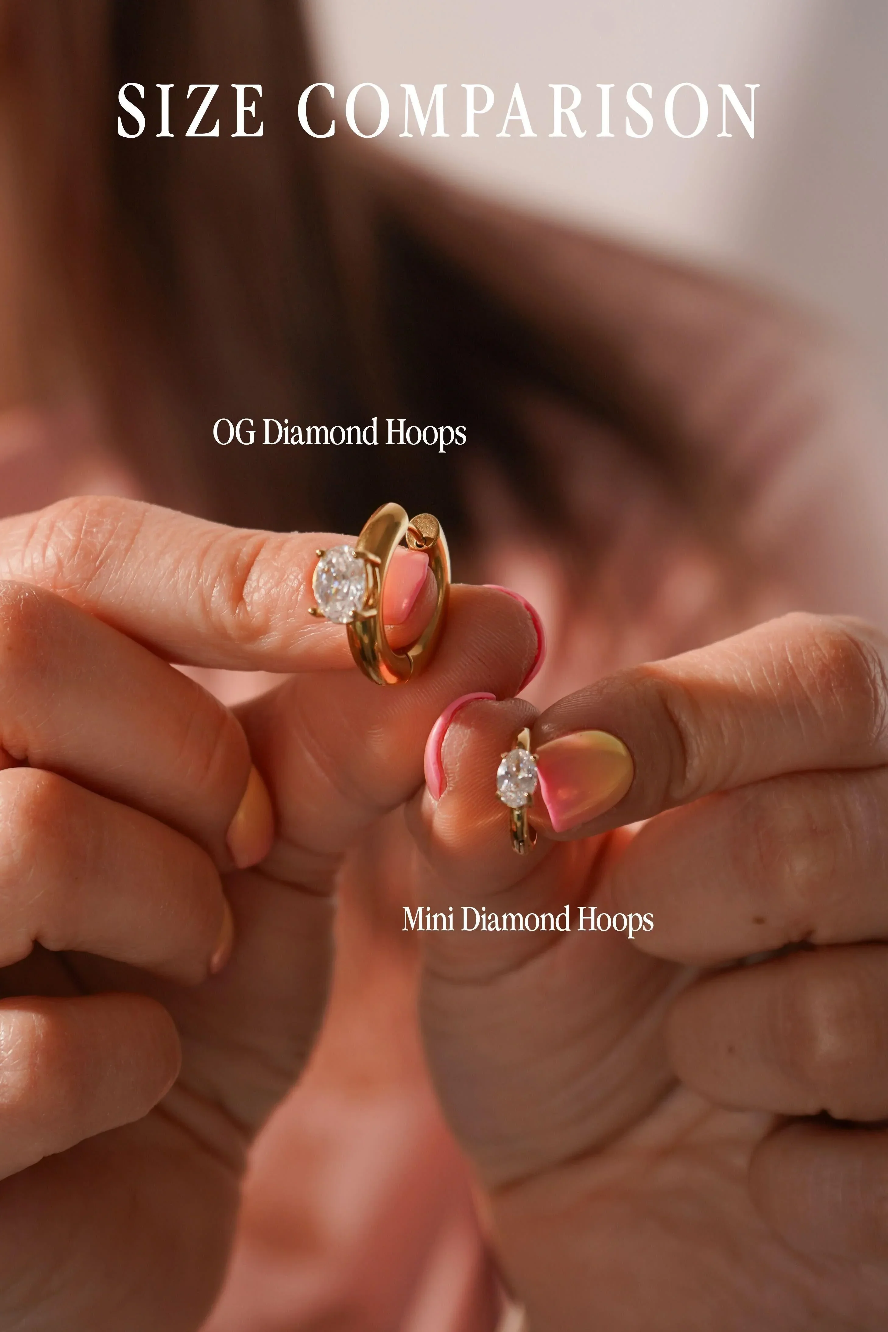 Mini Diamond Hoops - Image 6