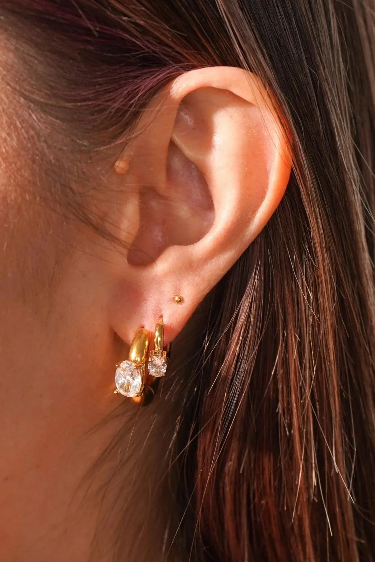 Mini Diamond Hoops - Image 7