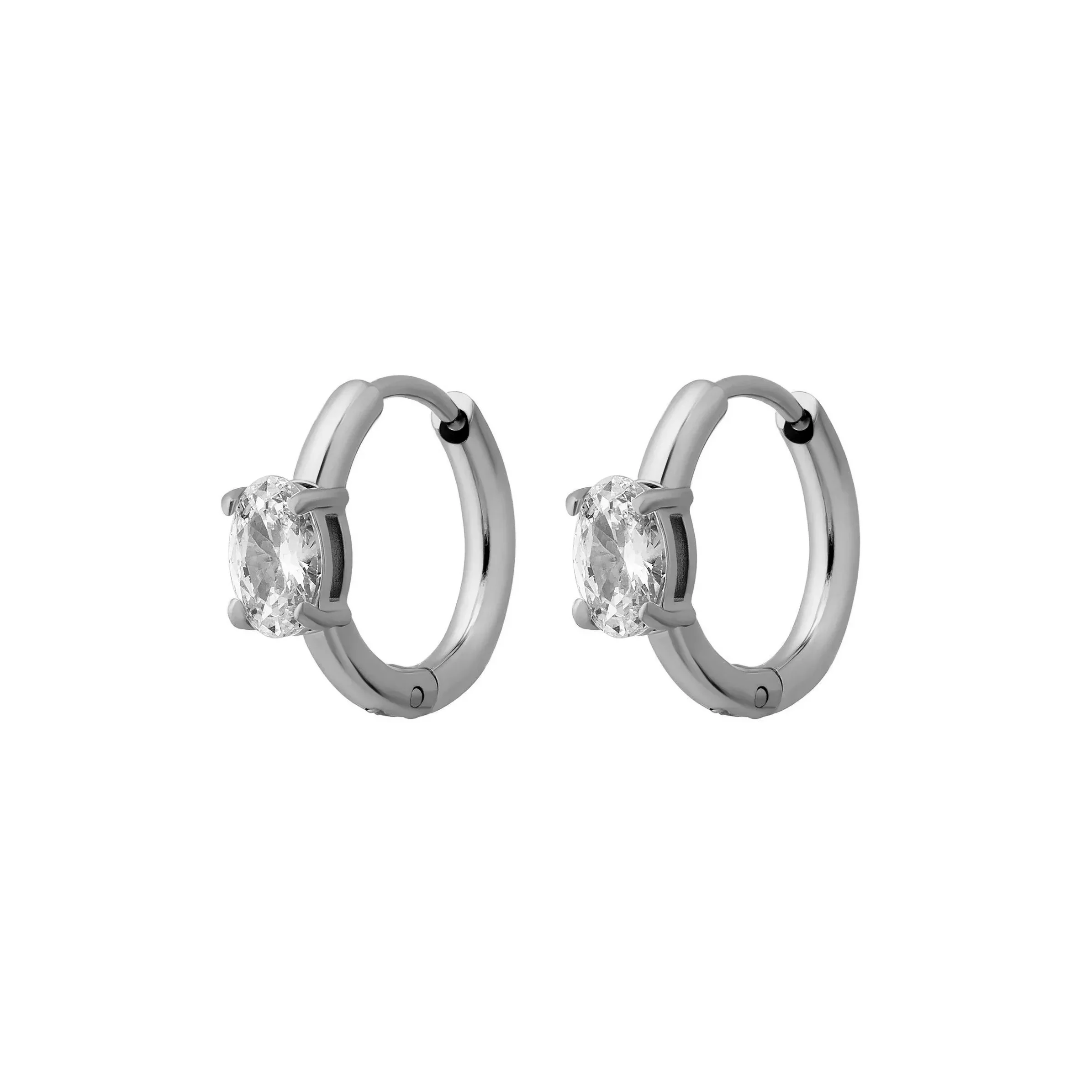 Mini Diamond Hoops - Image 8