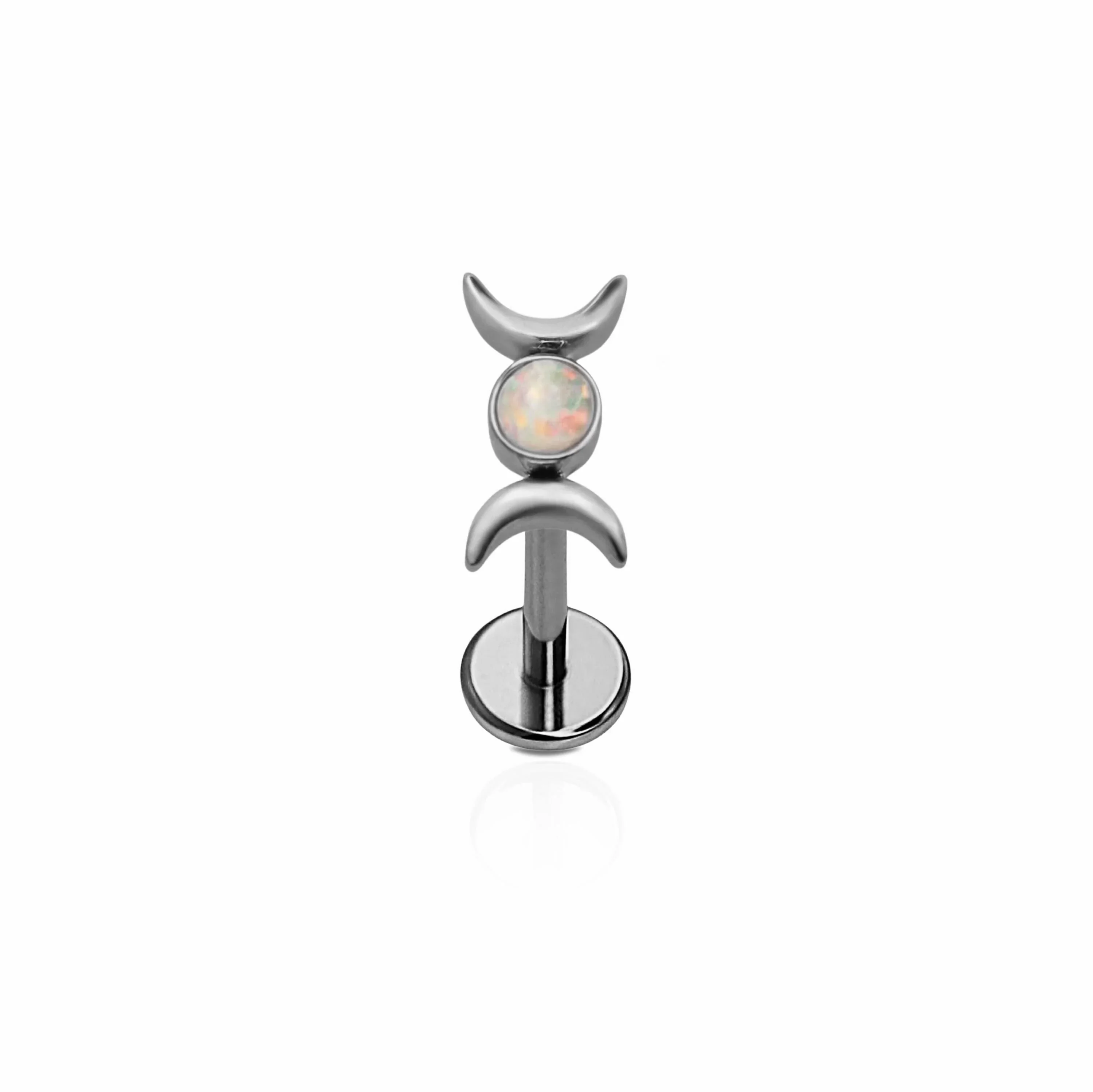 Mini Opal Lunar Phase Flat Back Stud - Image 9