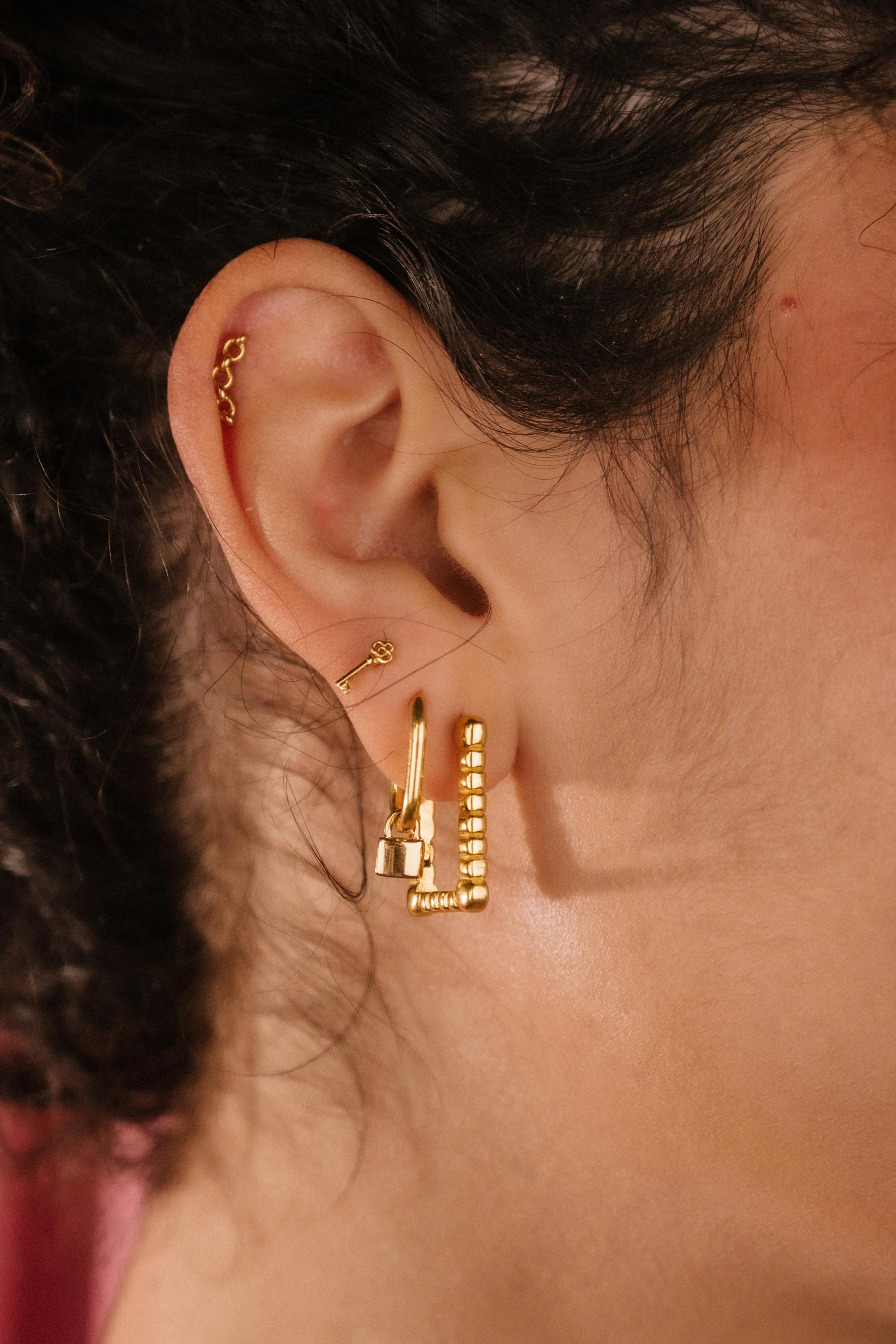 Mini Padlock Hoop Charm - Image 6