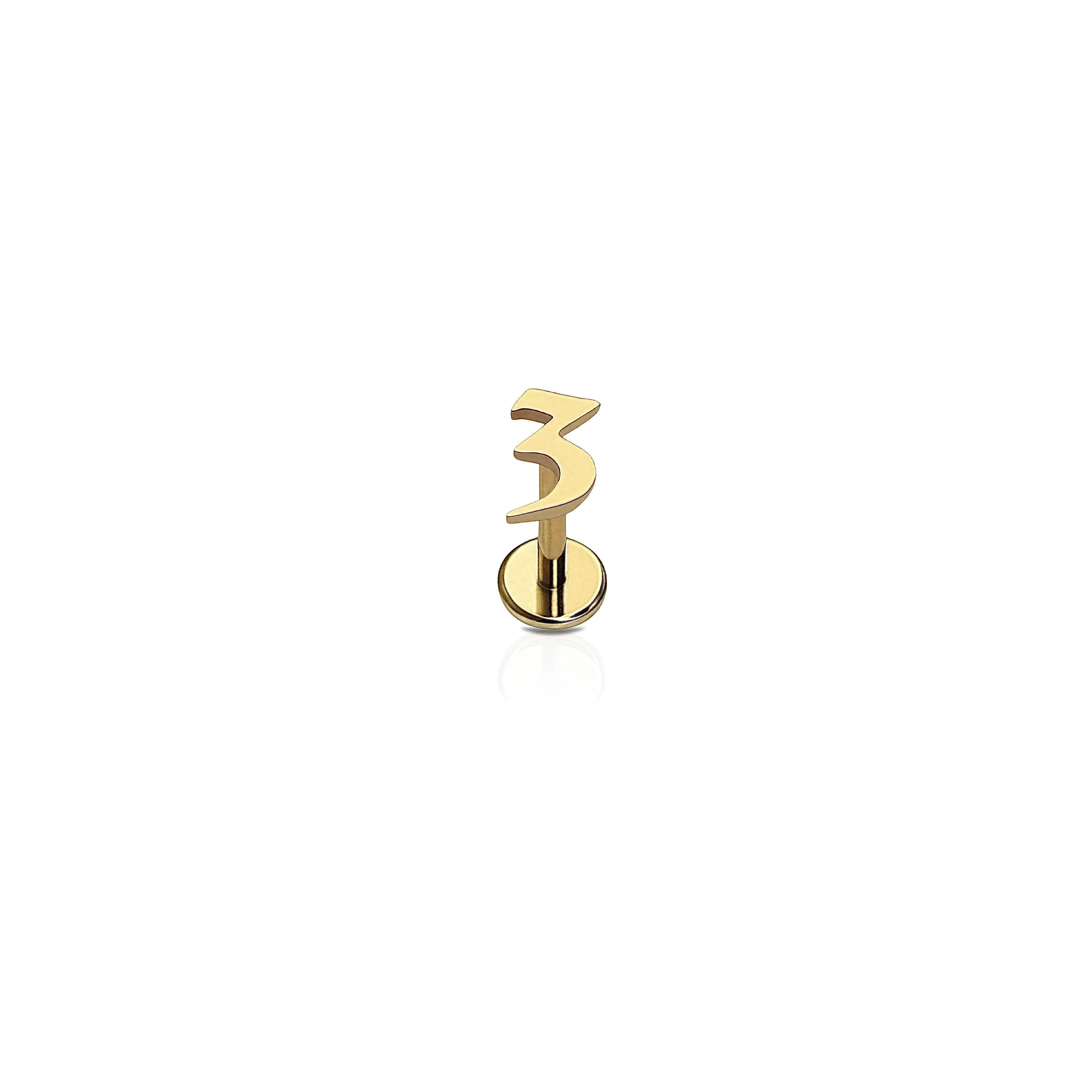Number Flat Back Stud - Image 10