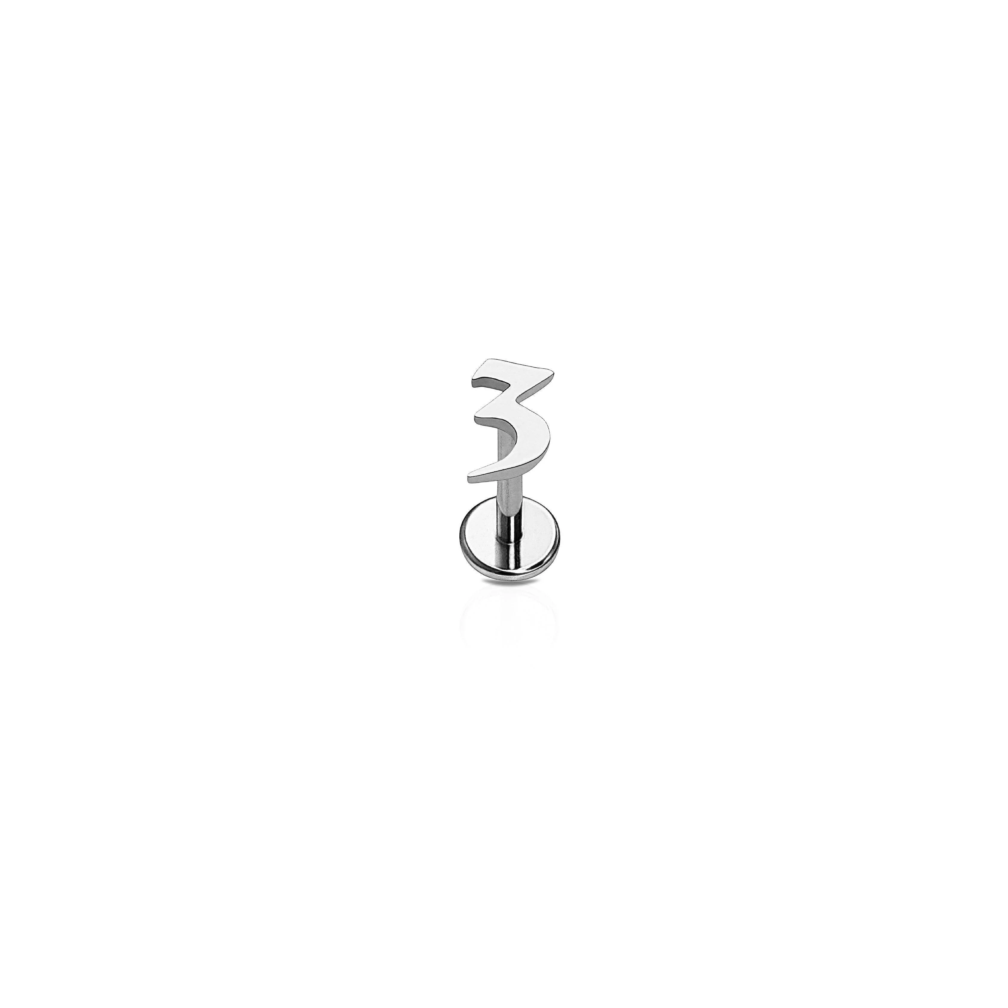 Number Flat Back Stud - Image 11