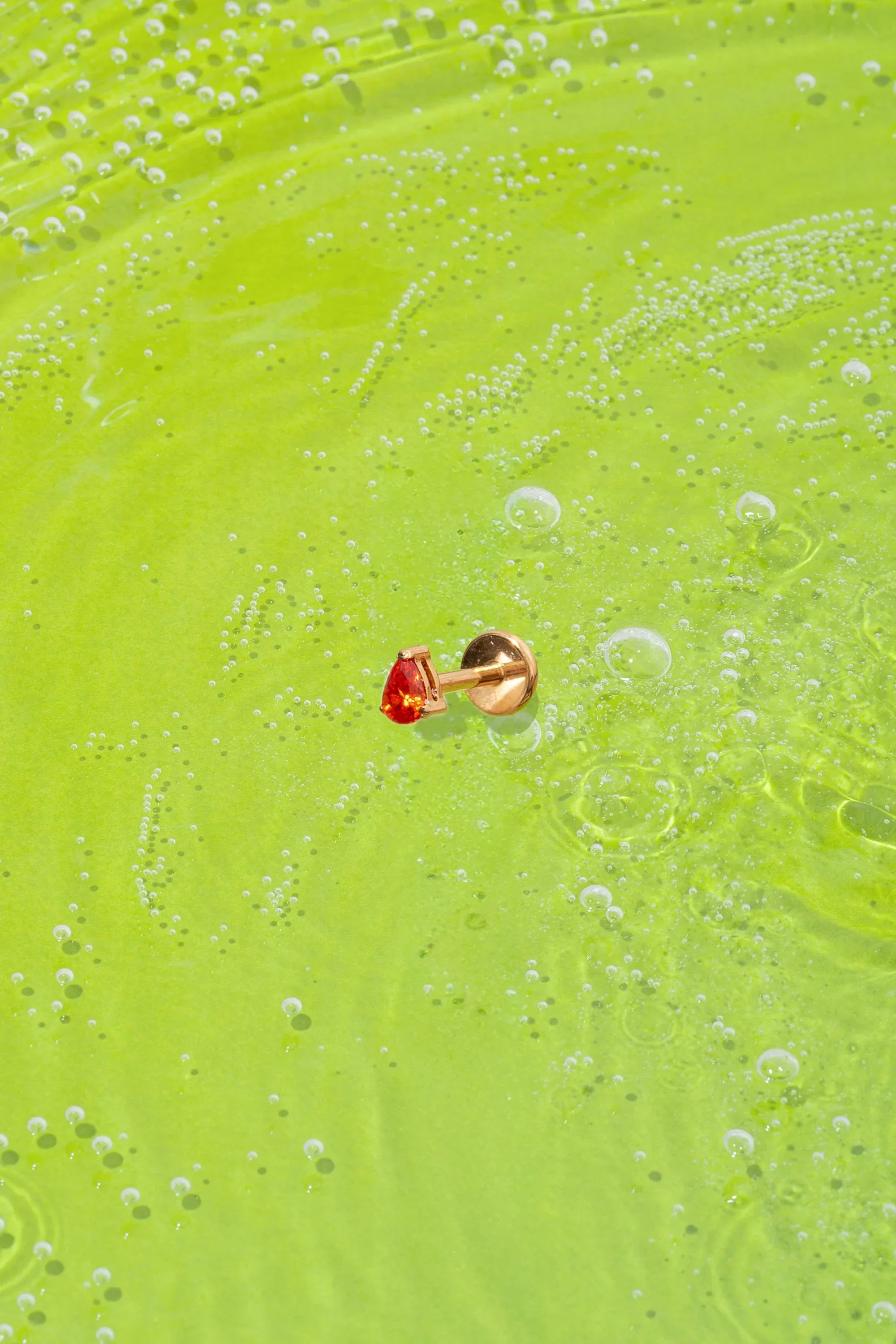 Orange Soda Drop Flat Back Stud - Image 4