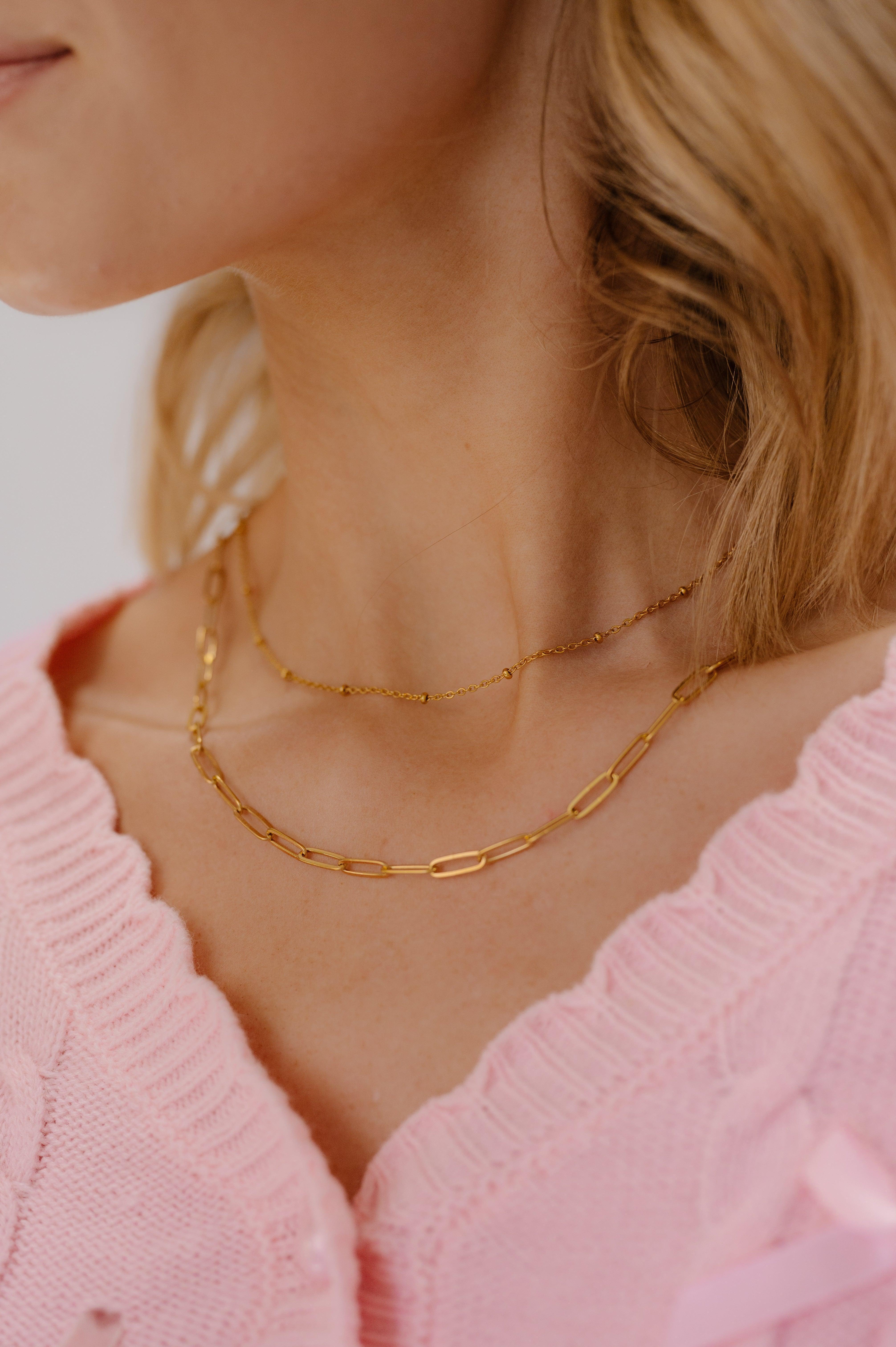 Paperclip Chain Necklace - Image 4