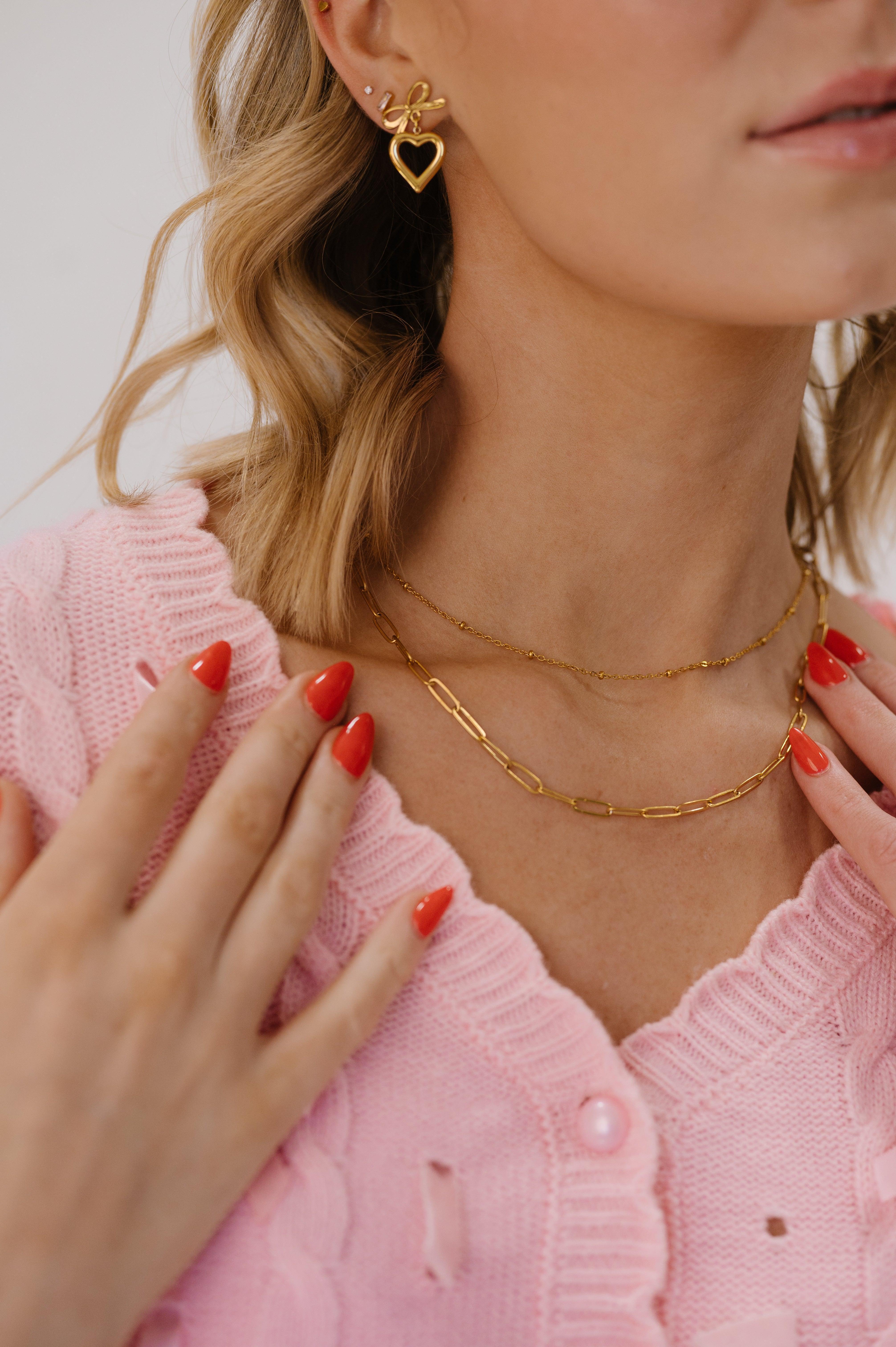 Paperclip Chain Necklace - Image 5