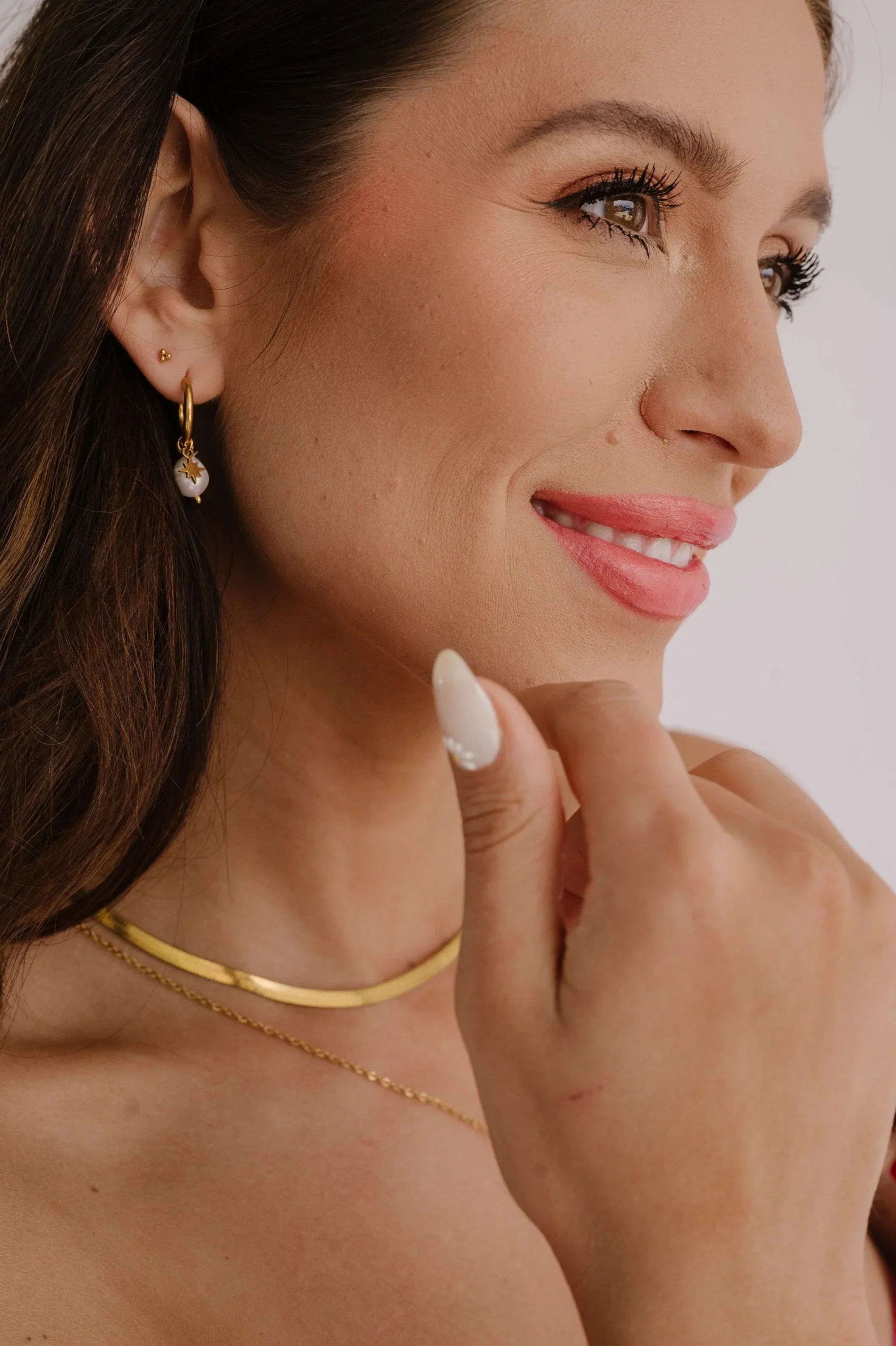 North Star Pearl Hoops - Image 6