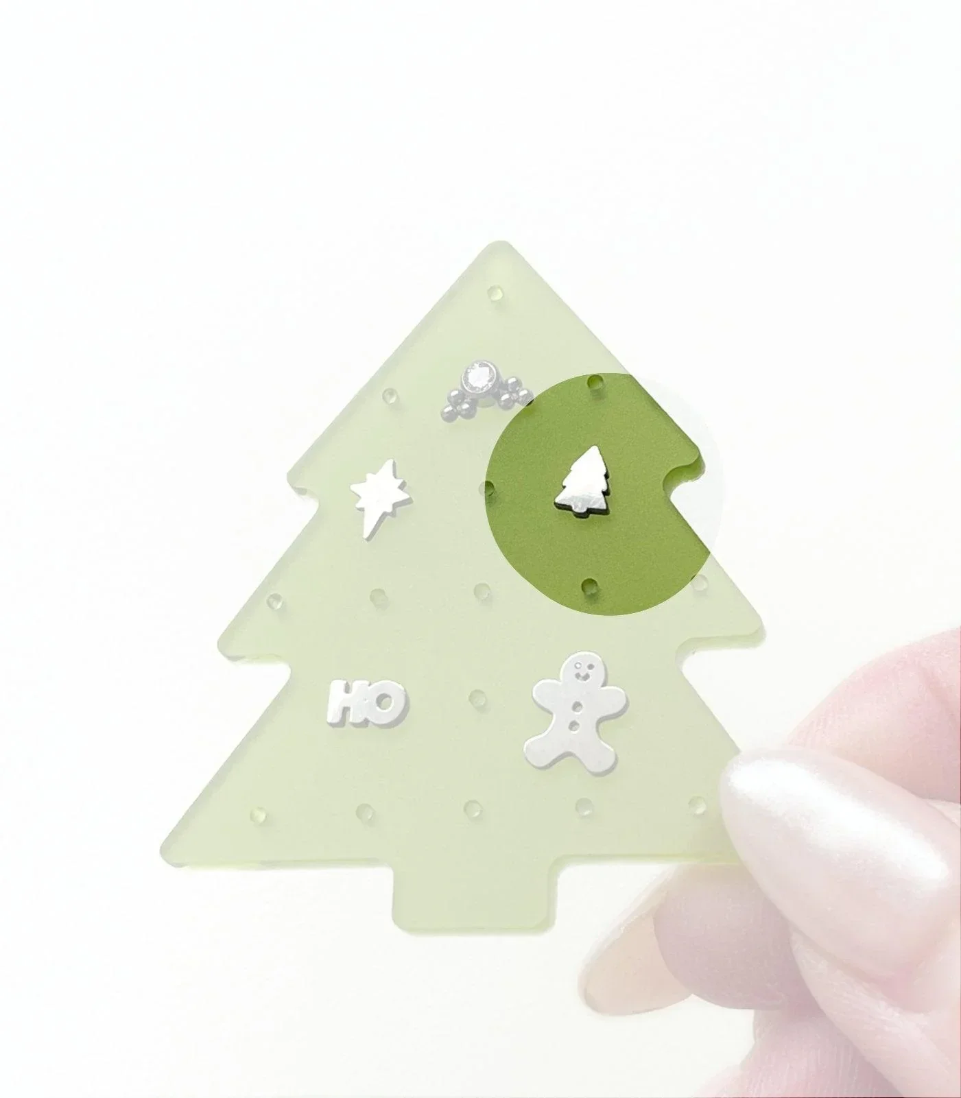 Pine Tree Flat Back Stud - Image 5