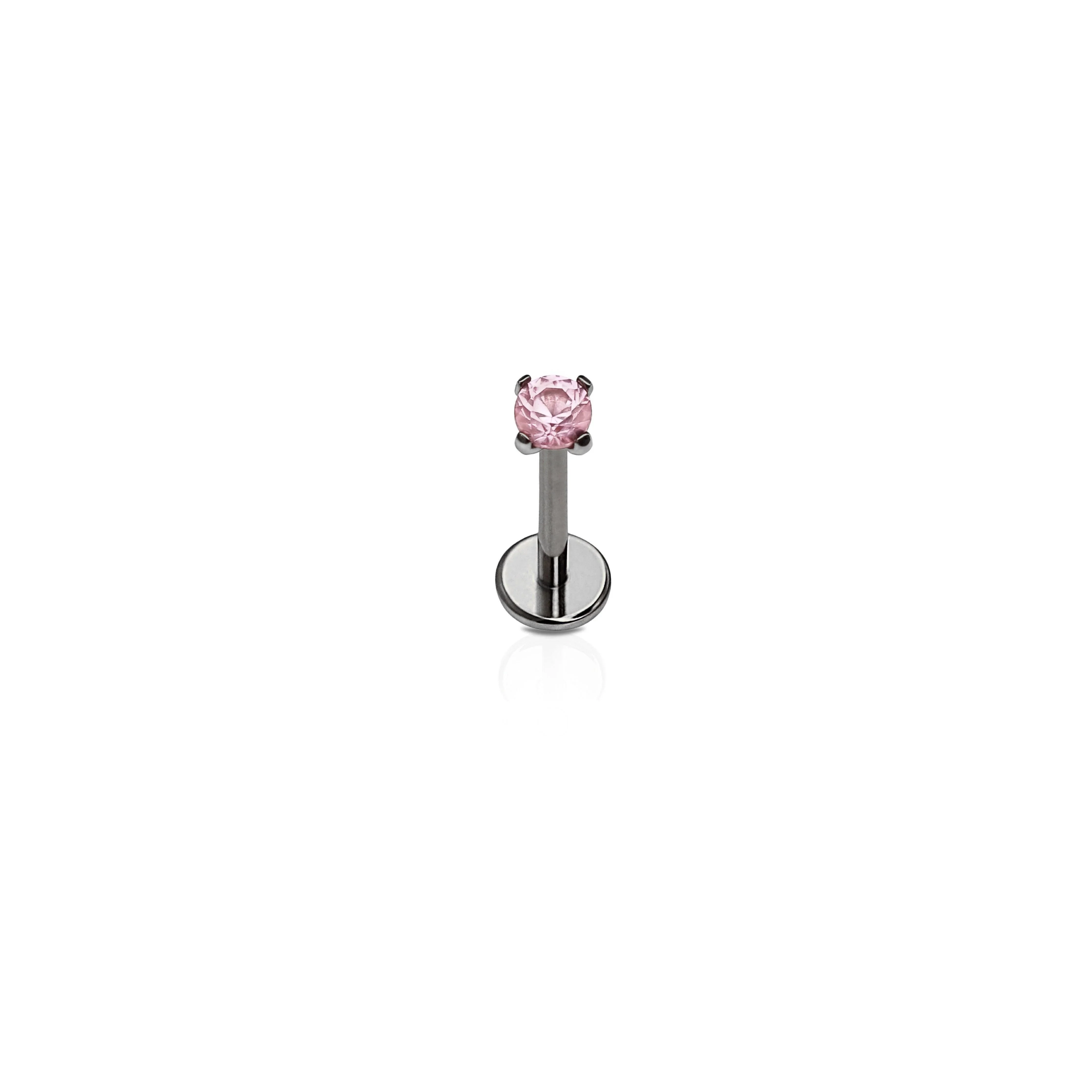Micro Pink Gem Flat Back Stud - Image 4