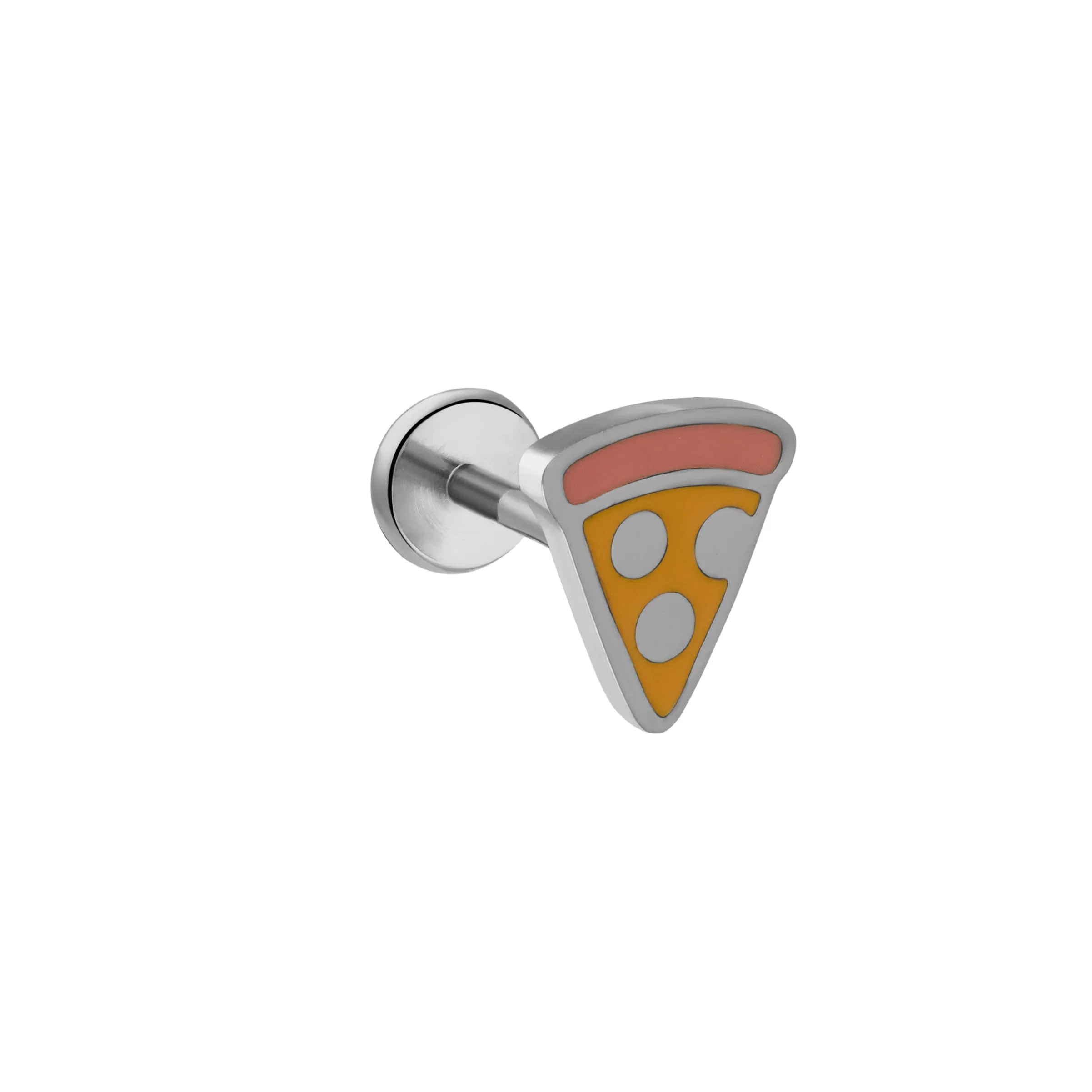 Pizza Slice Enamel Flat Back Stud - Image 8