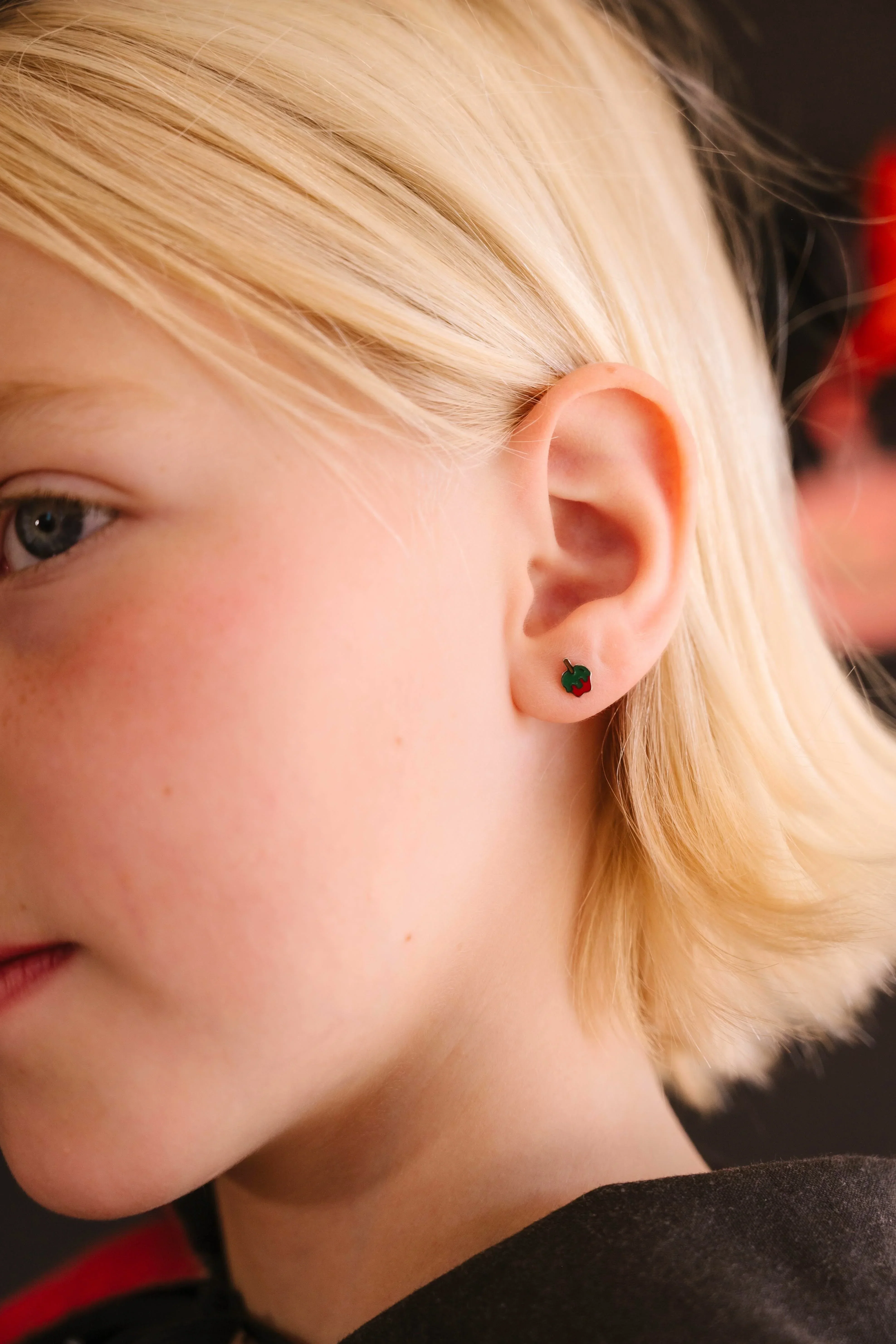 Poison Apple Enamel Flat Back Stud - Image 5