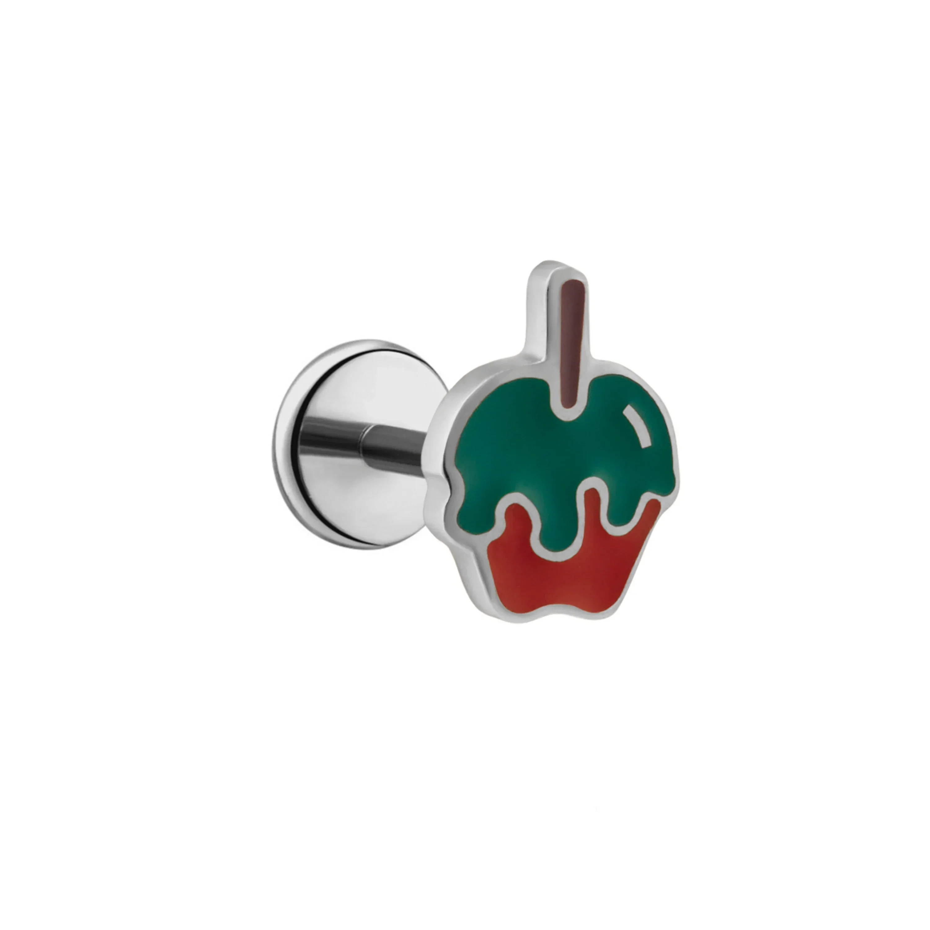 Poison Apple Enamel Flat Back Stud - Image 8