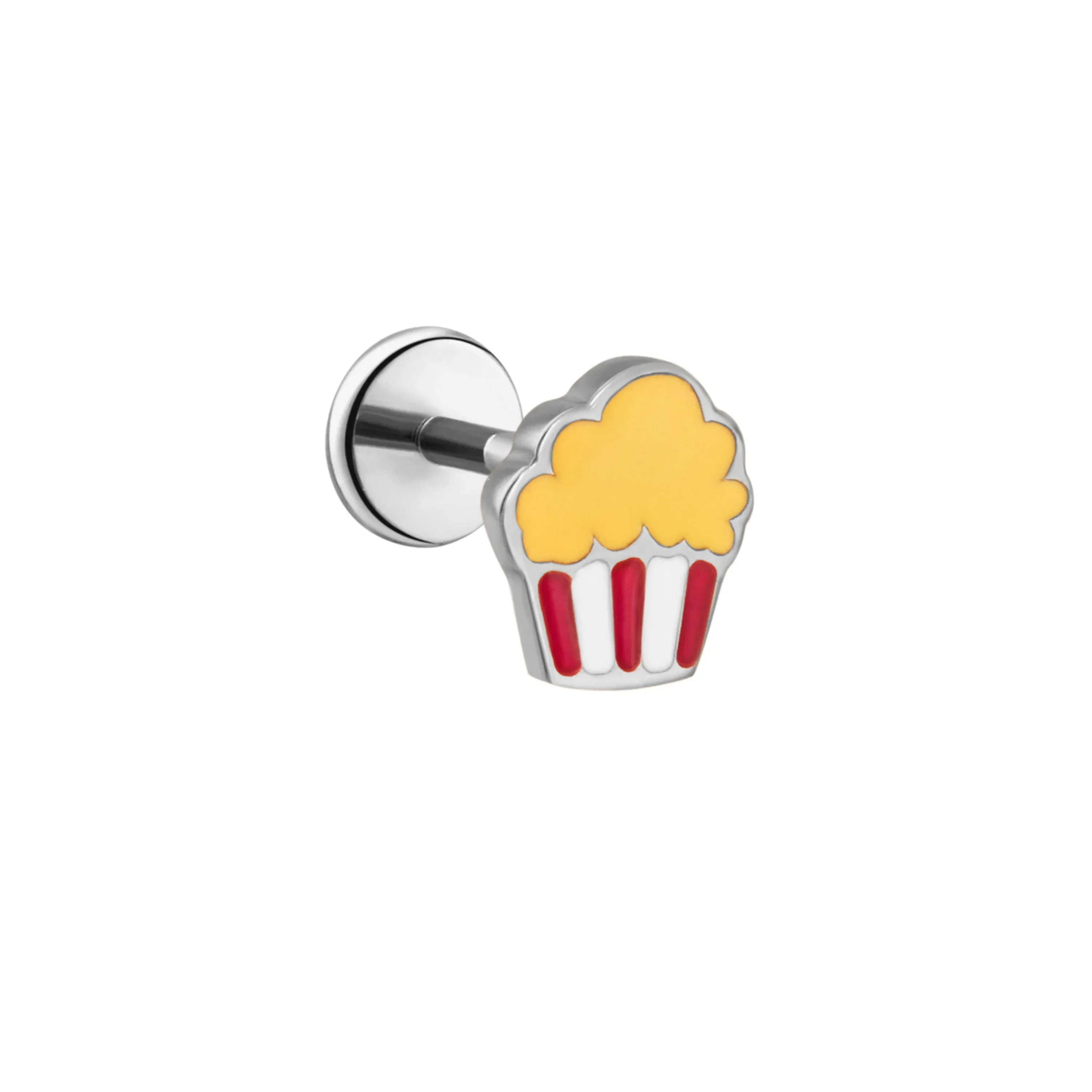 Popcorn Enamel Flat Back Stud - Image 6