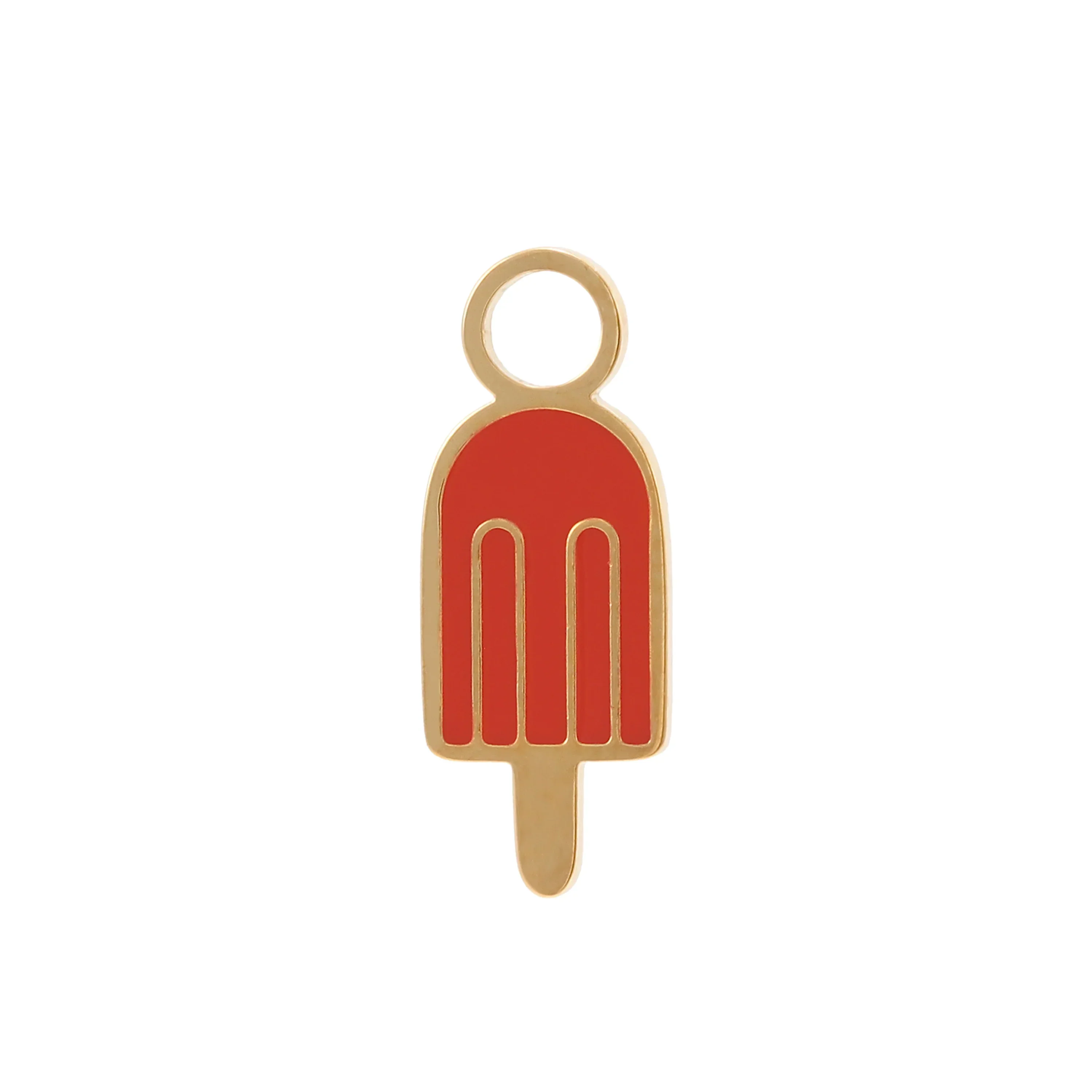 Popsicle Enamel Hoop Charm