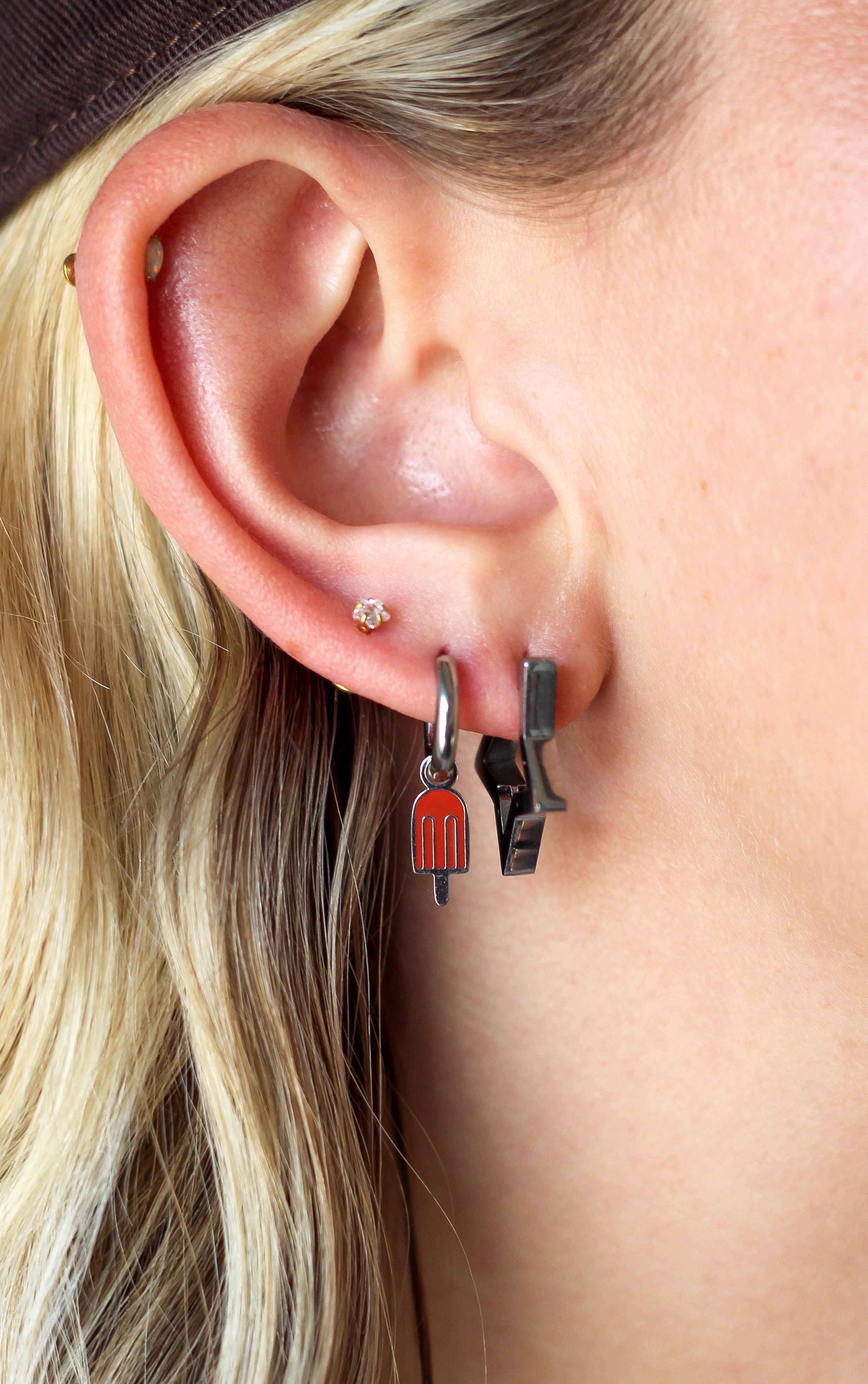Popsicle Enamel Hoop Charm - Image 2