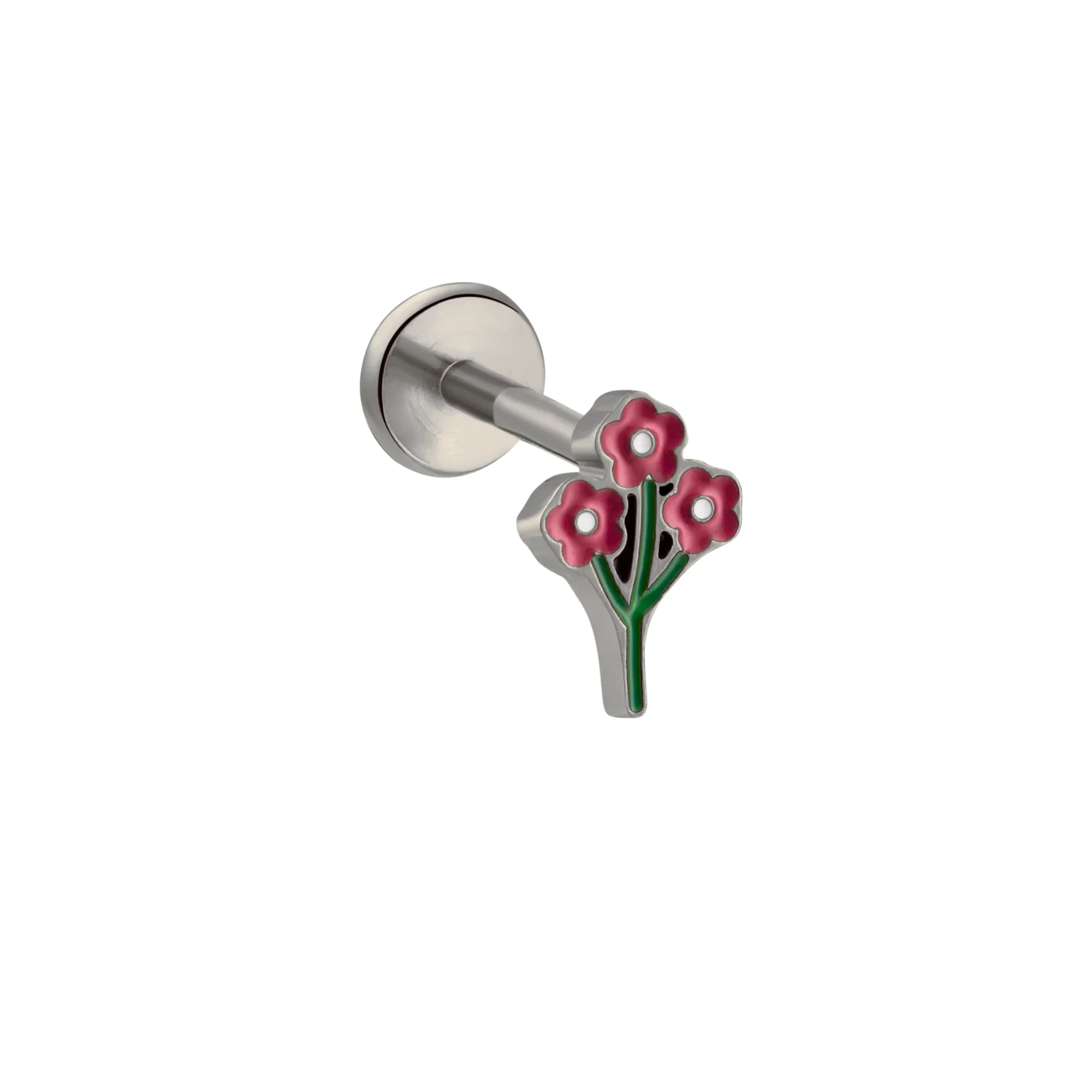 Posy Enamel Flat Back Stud - Image 6