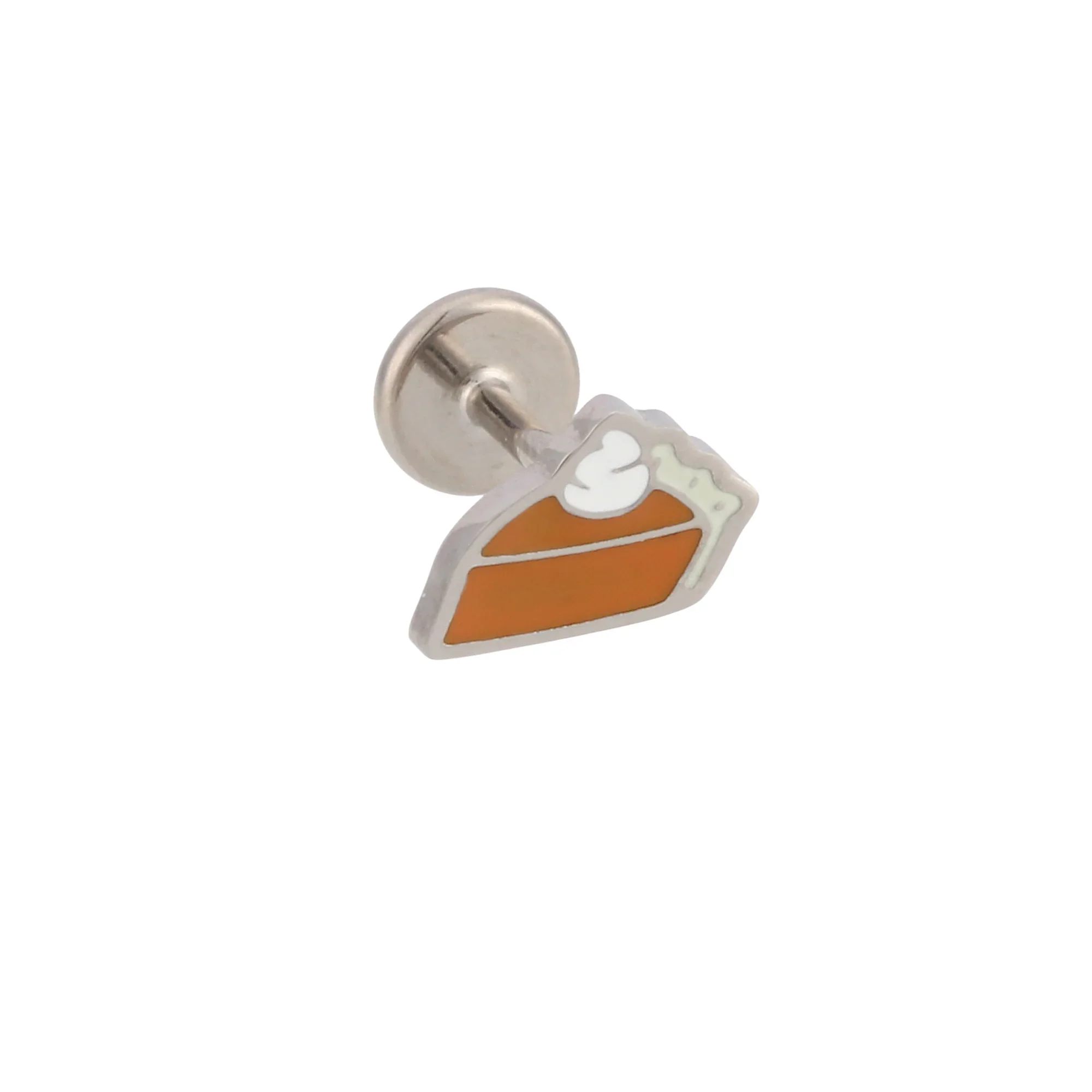 Pumpkin Pie Enamel Flat Back Stud - Image 10