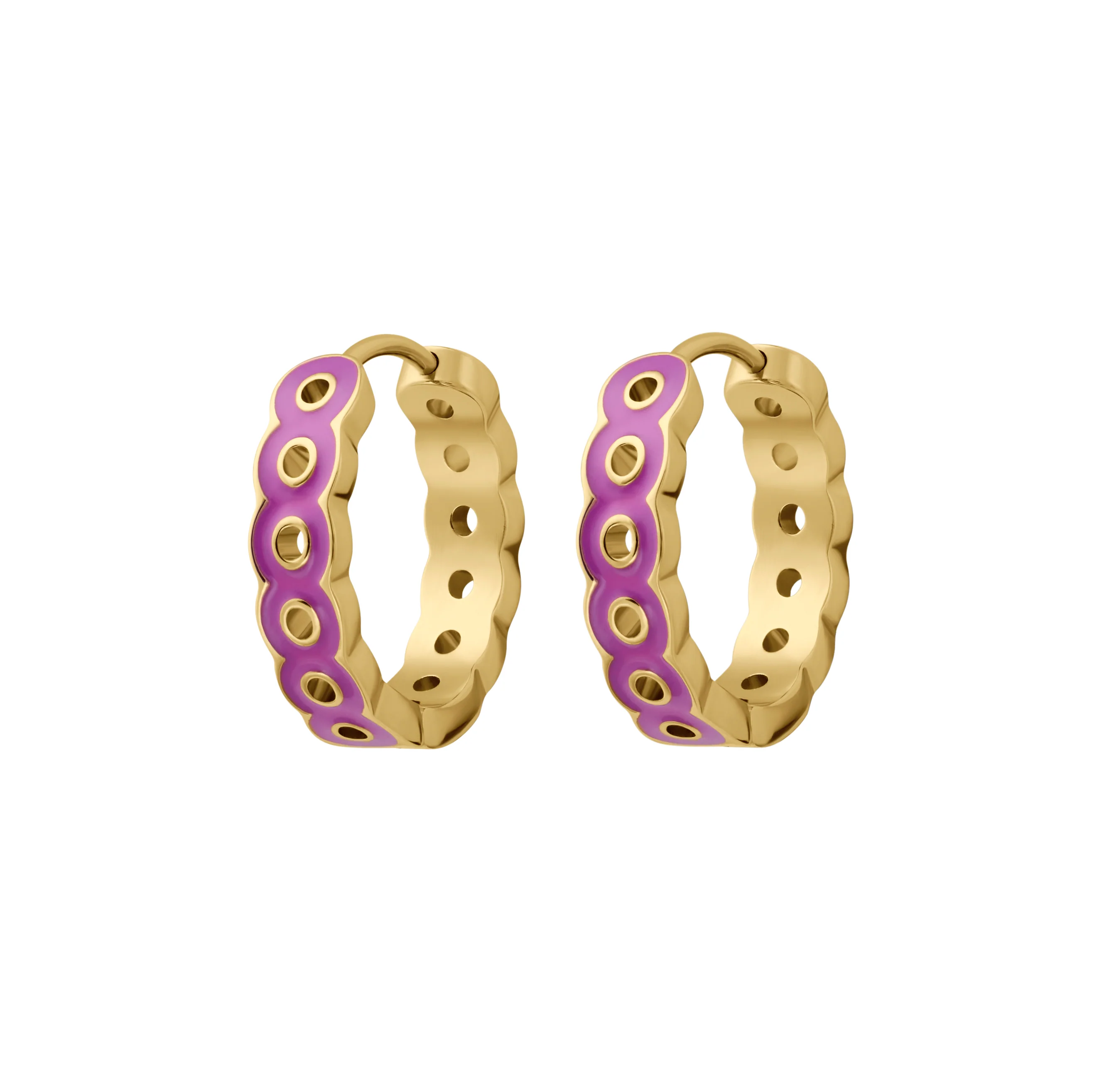Lovebug Titanium Hoops