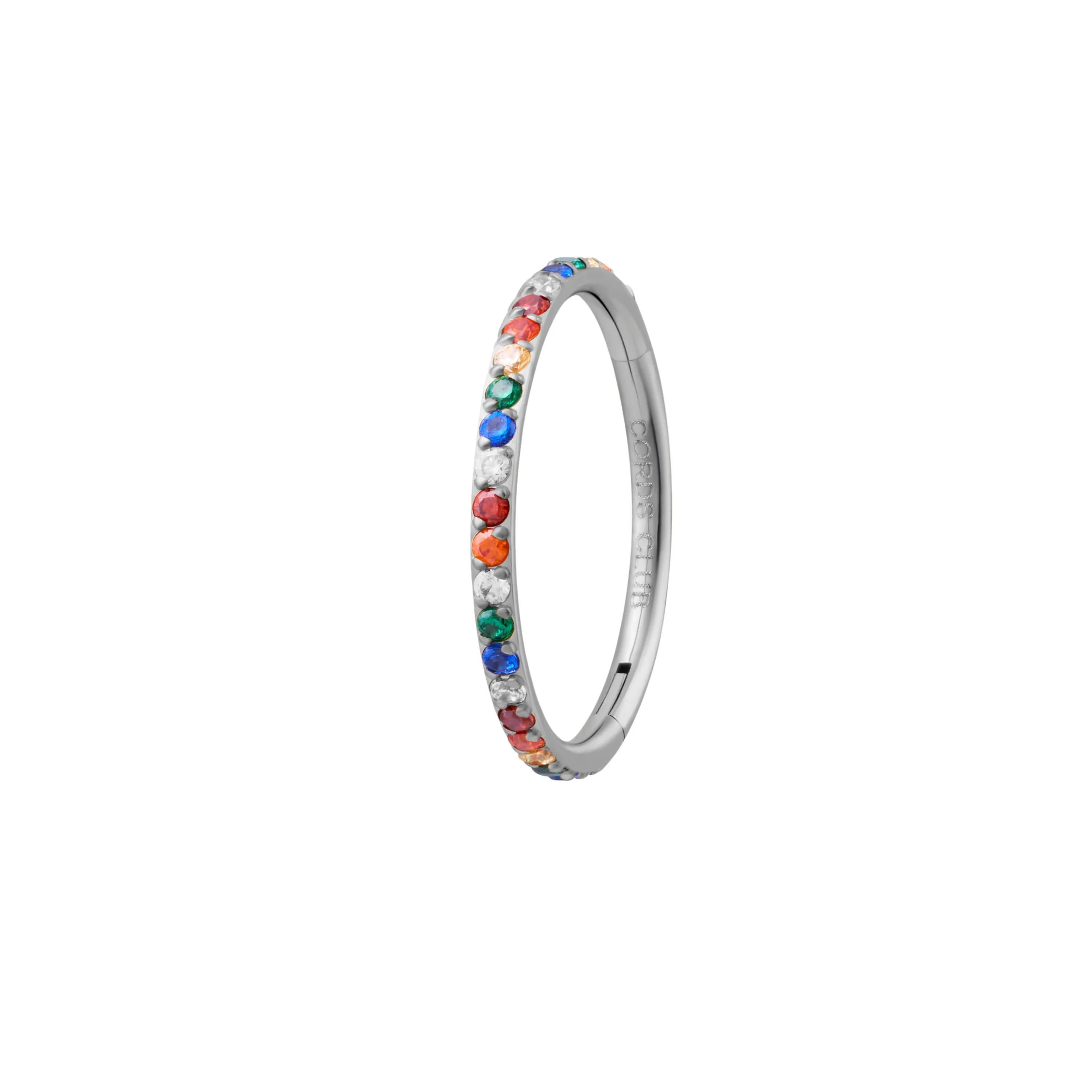 Rainbow Gem Clicker Hoop - Image 10