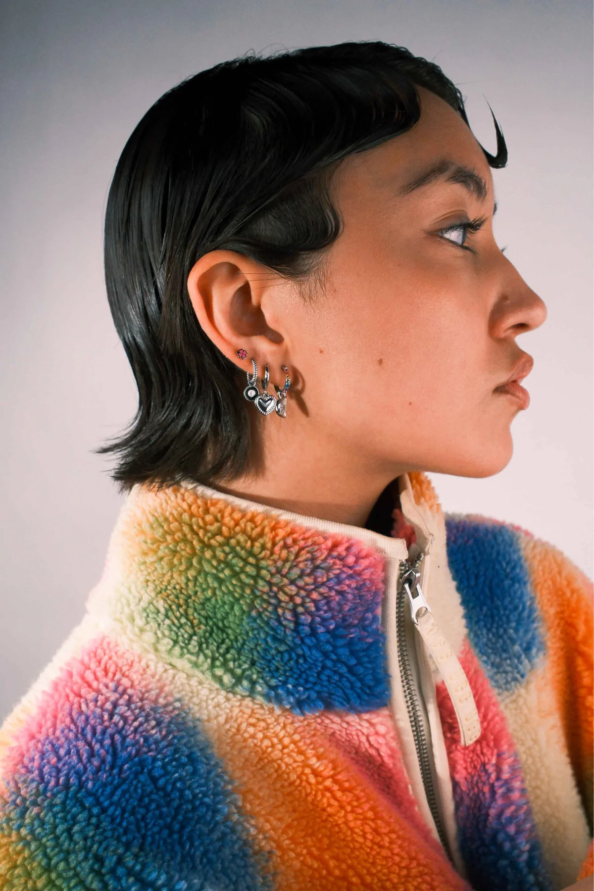 Rainbow Gem Clicker Hoop - Image 4