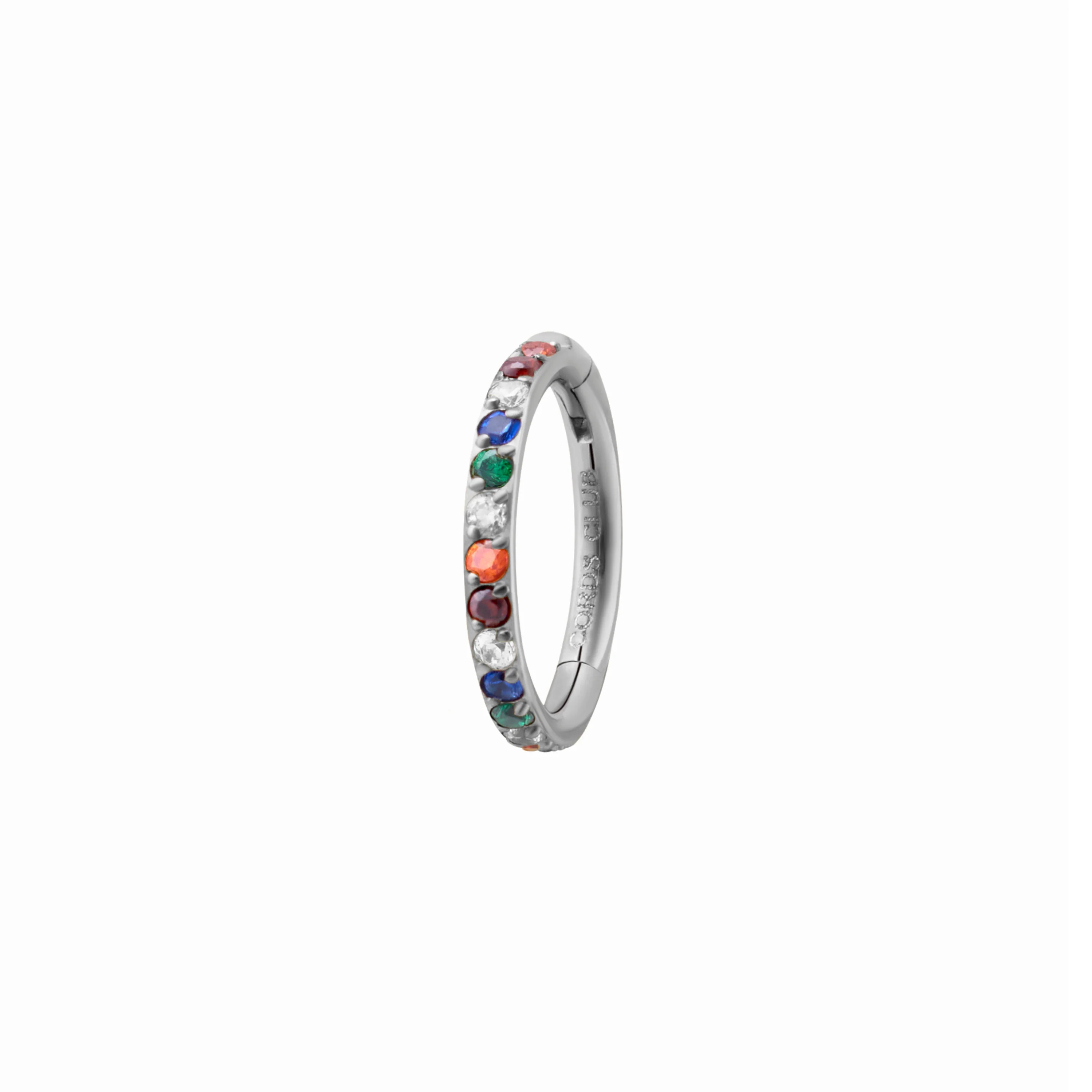 Rainbow Gem Clicker Hoop - Image 6