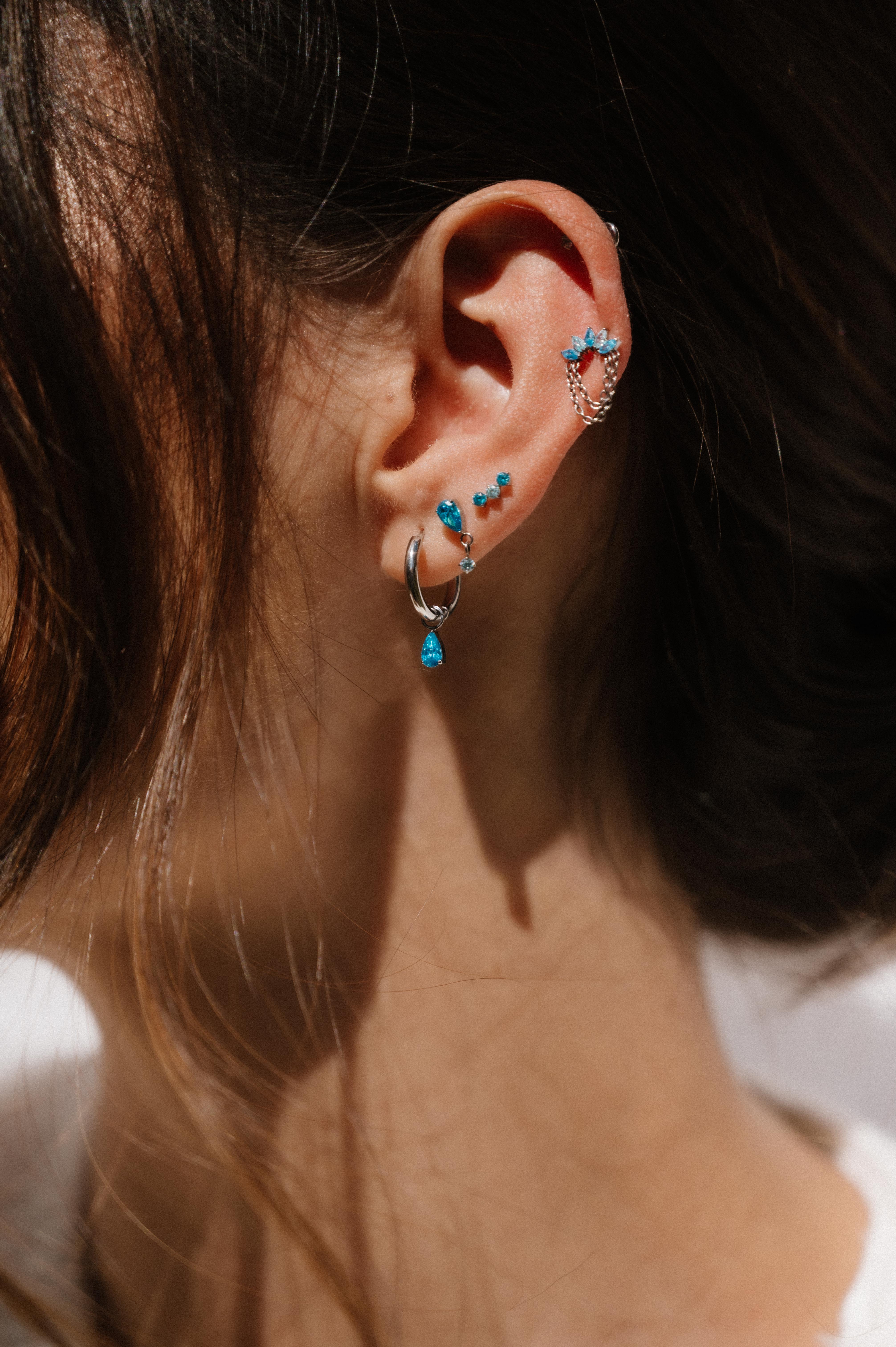Rainfall Flat Back Stud - Image 4