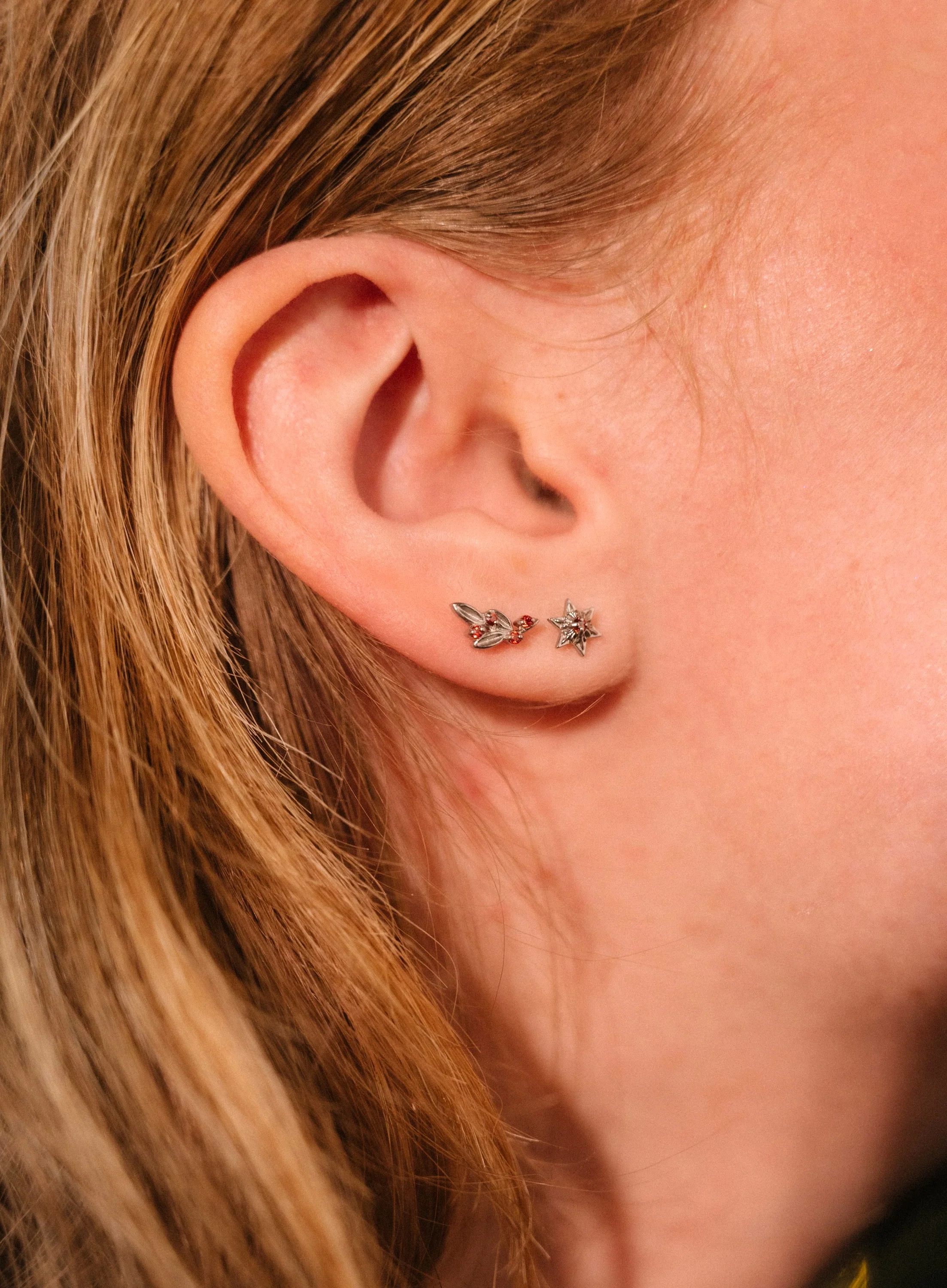 Yuletide Star Flat Back Stud - Image 5