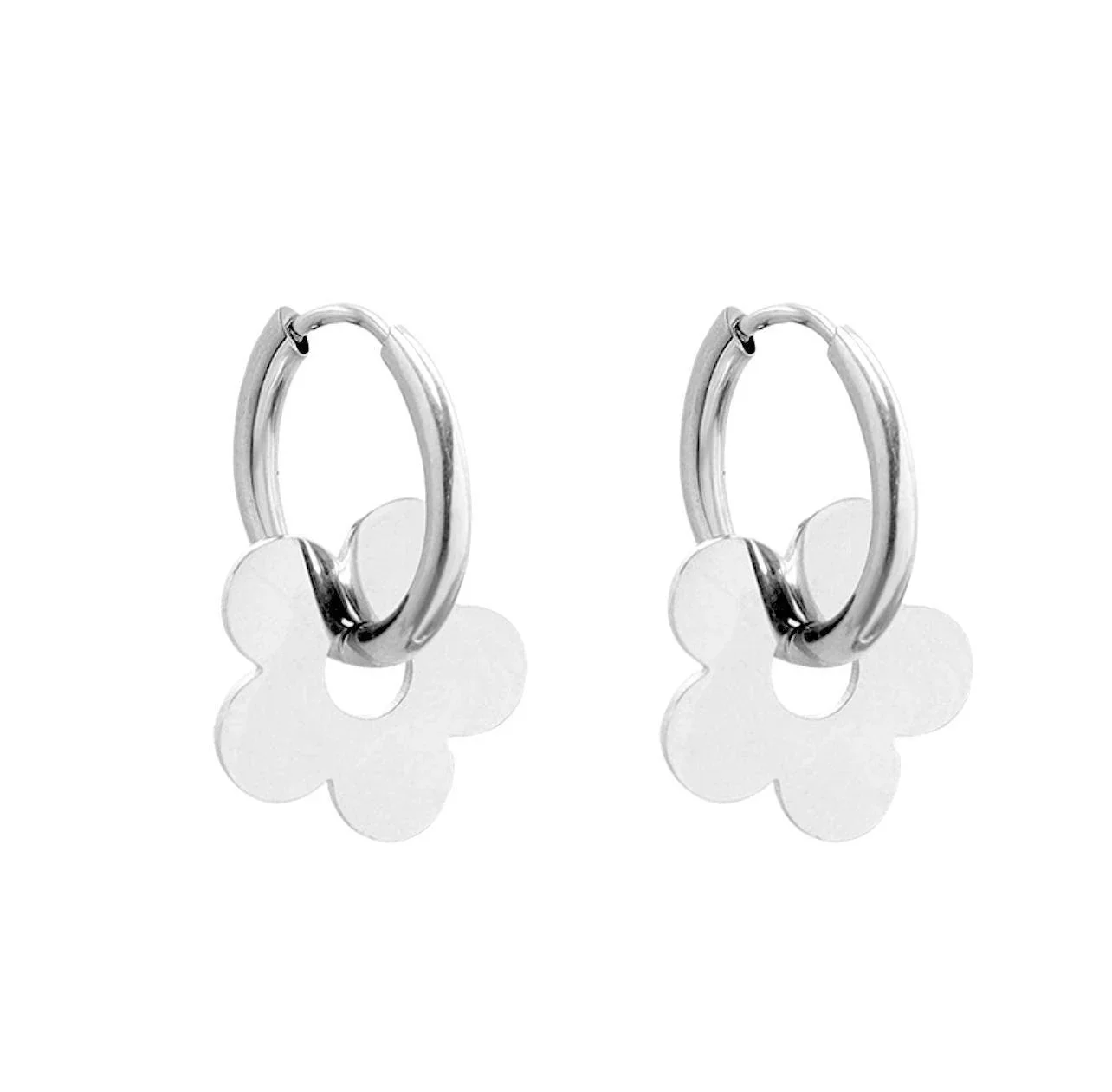 Ring Around the Daisy Hoop Earrings - Image 4